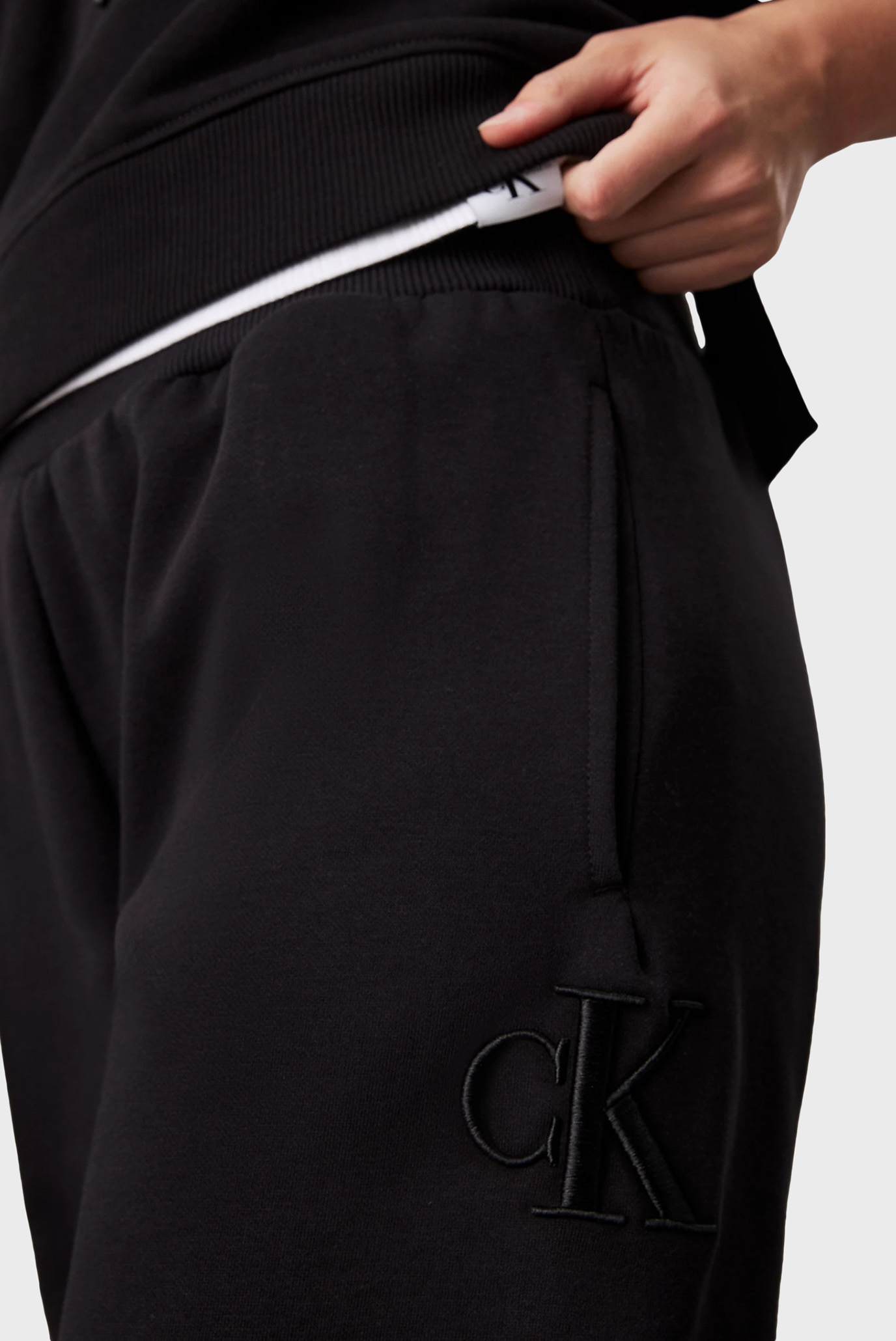 Штаны спортивные RAISED EMBROIDERY CK JOG PANT 4