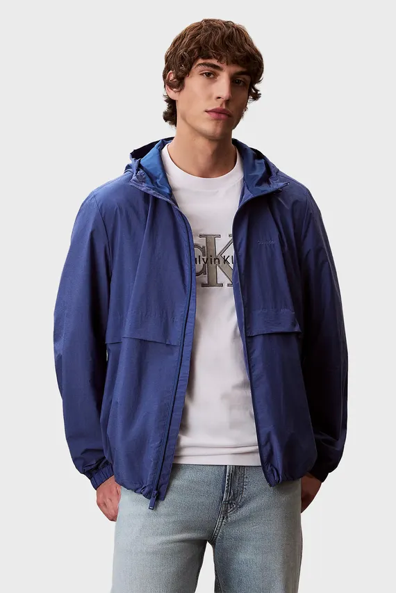 Куртка демисезонная LS LTWT HEATHERED NYLON WINDBREA Calvin Klein