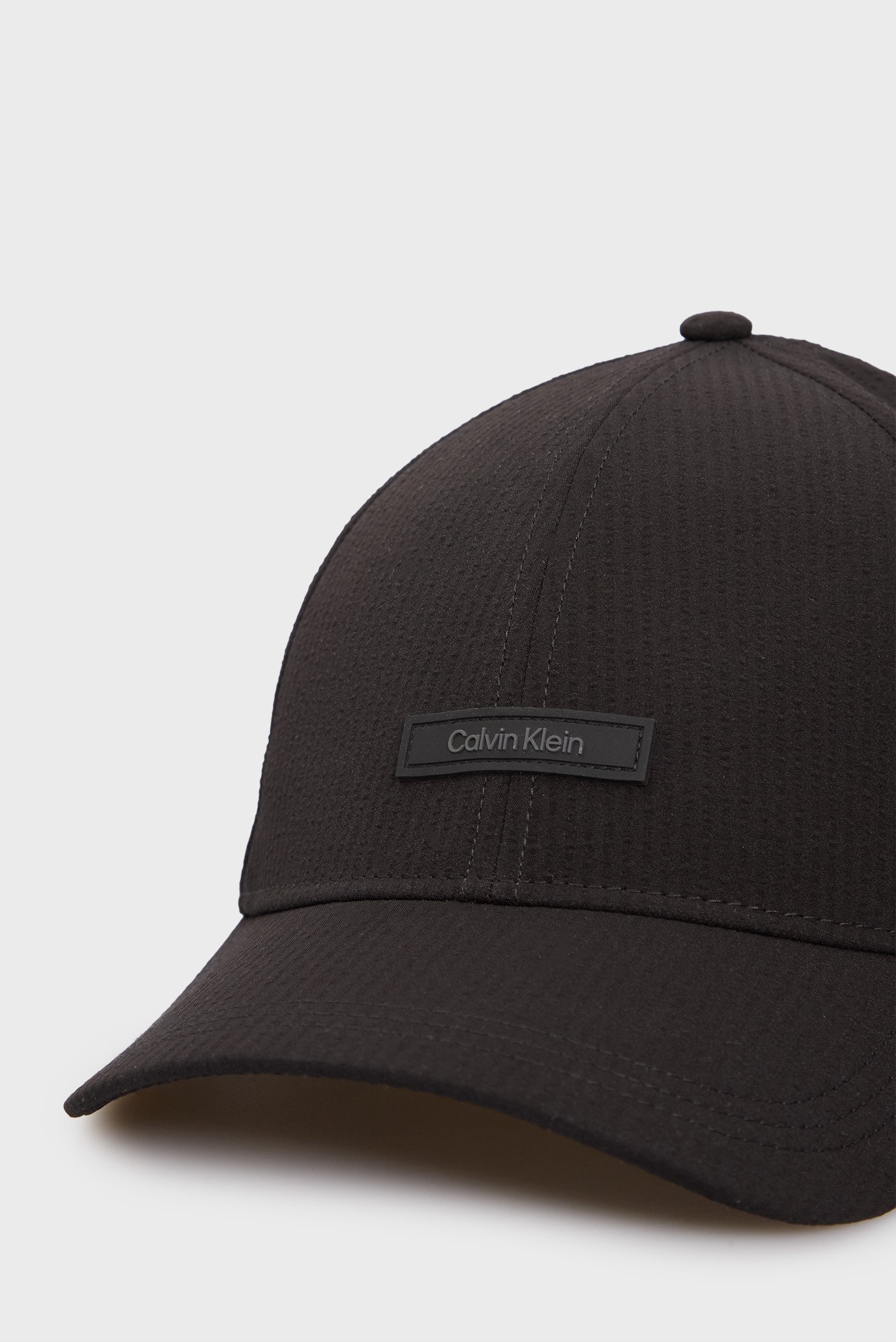 Мужская черная кепка SEERSUCKER PATCH BB CAP 3