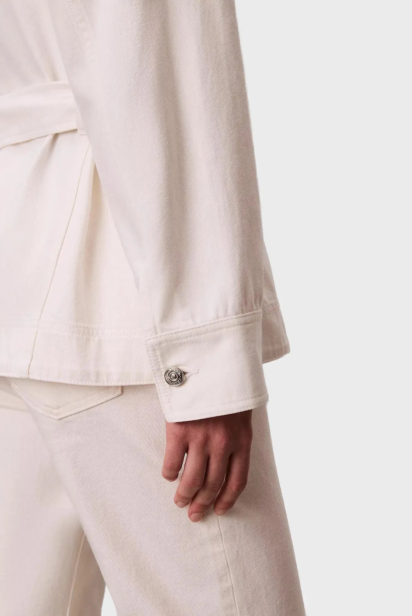 Куртка джинсовая WHS CINCHED JACKET CHALK WHITE 6