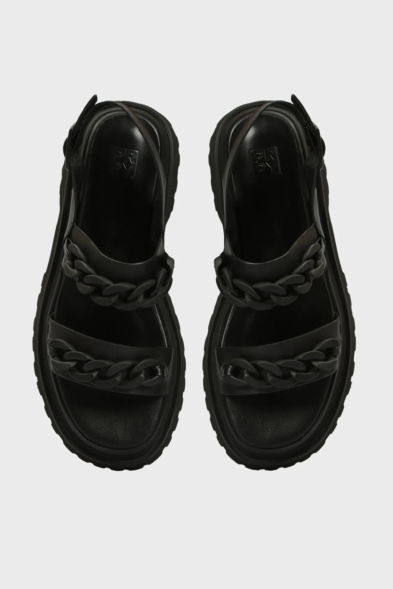 Женские черные кожаные сандалии Sicilia 9