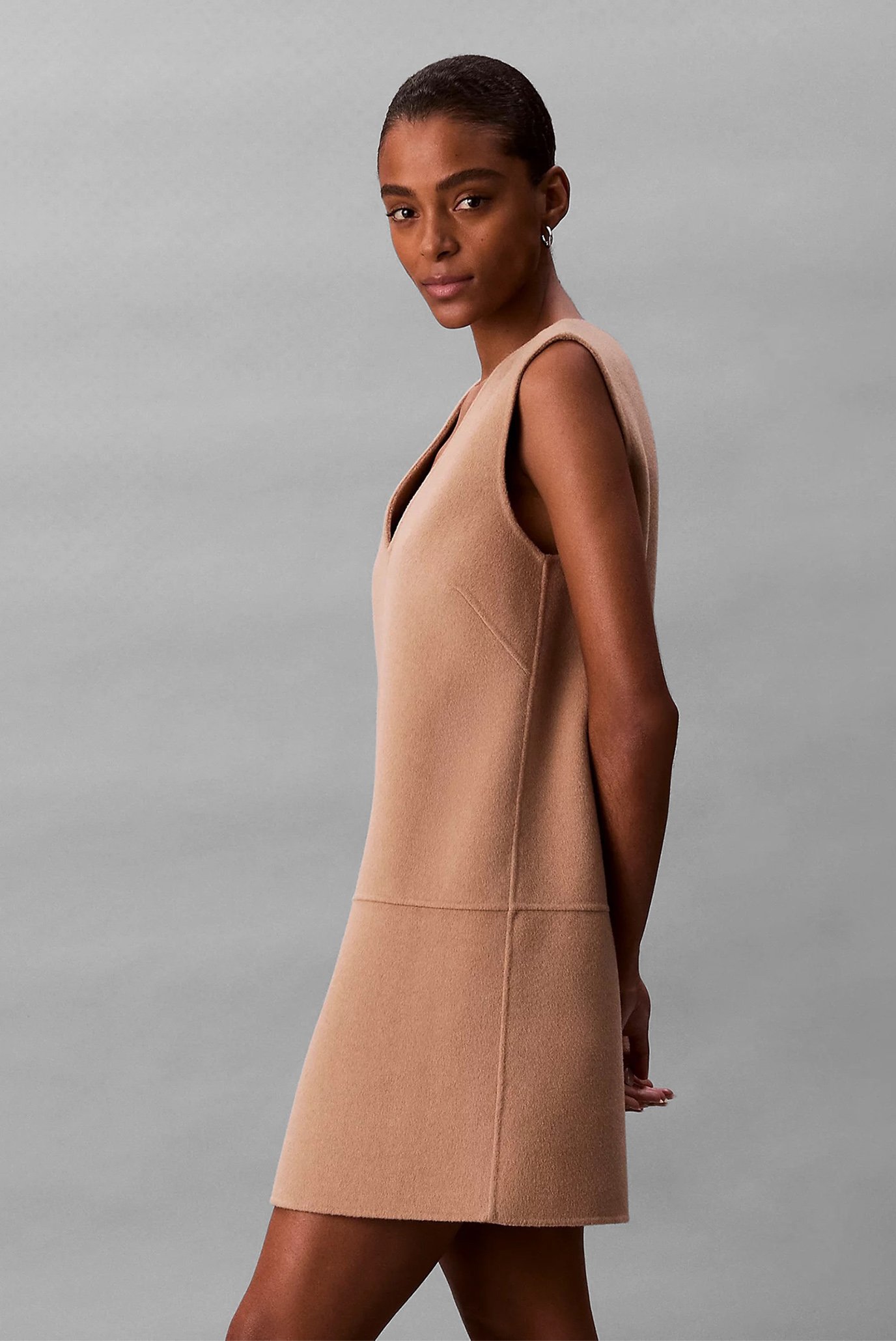 Платье Doubleface V Neck Mini Shift Dre 3