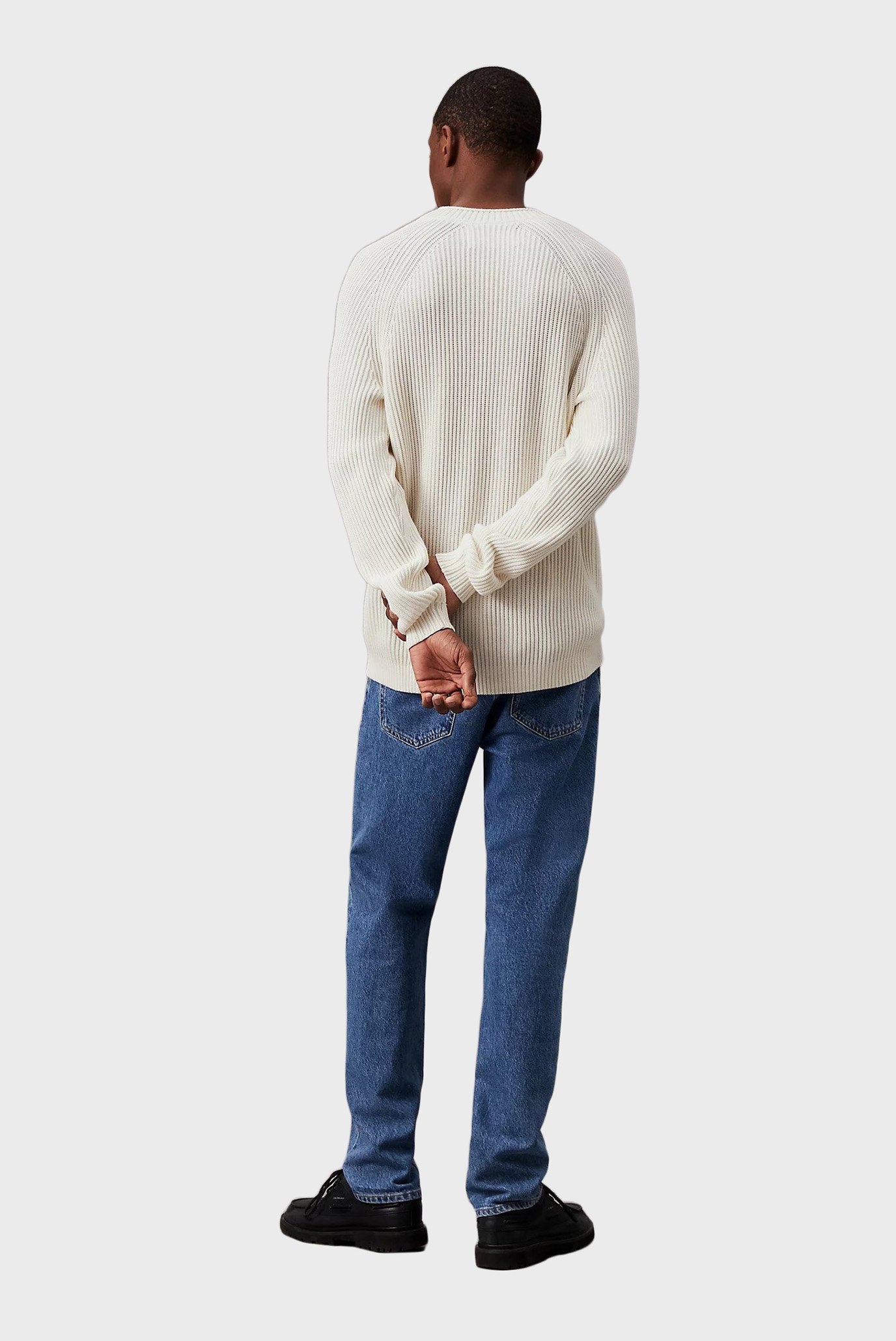 Мужской белый джемпер SOFT UTILITY RAGLAN 3