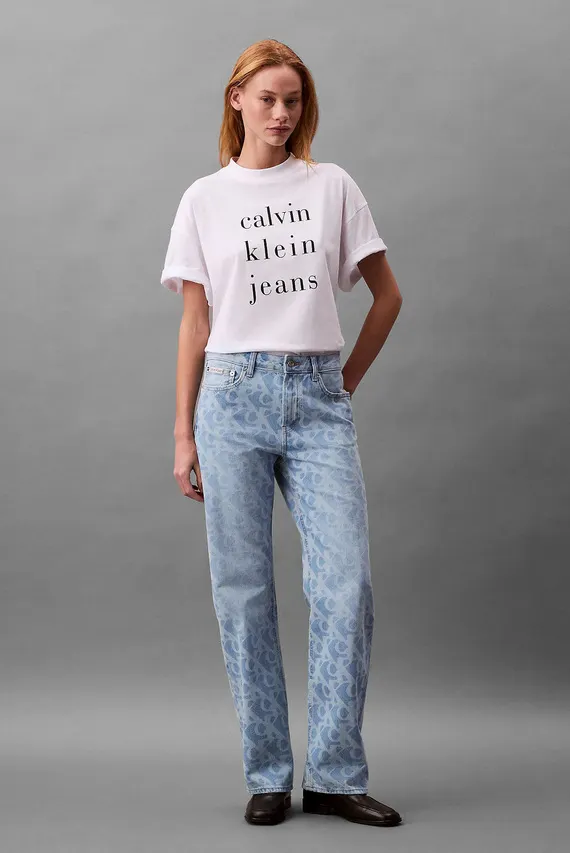 Джинсы SIGNATURE 90s STRAIGHT AOP LT BI Calvin Klein Jeans