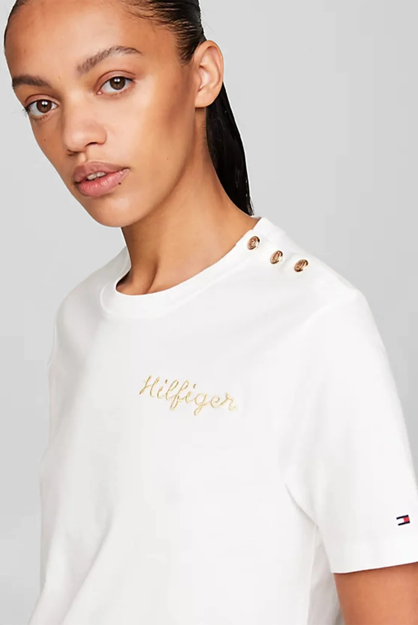 Футболка REG GOLD BUTTON C-NK SS 3