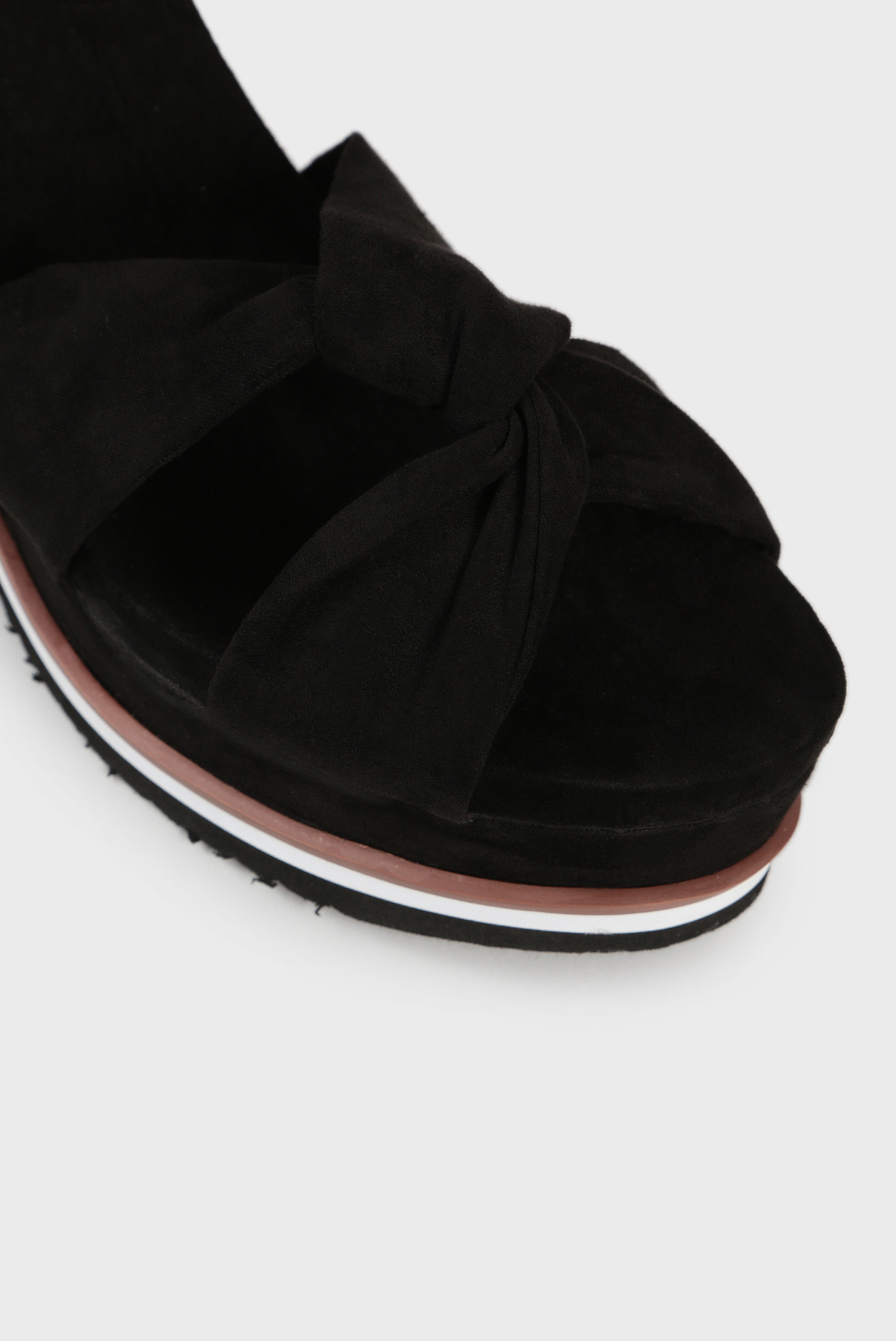 Женские черные босоножки 4