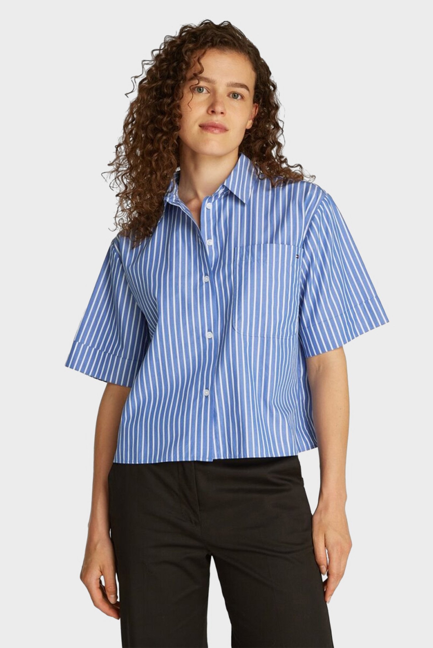 Рубашка с коротким рукавом POPLIN BOXY SHORT S S SHIRT 1