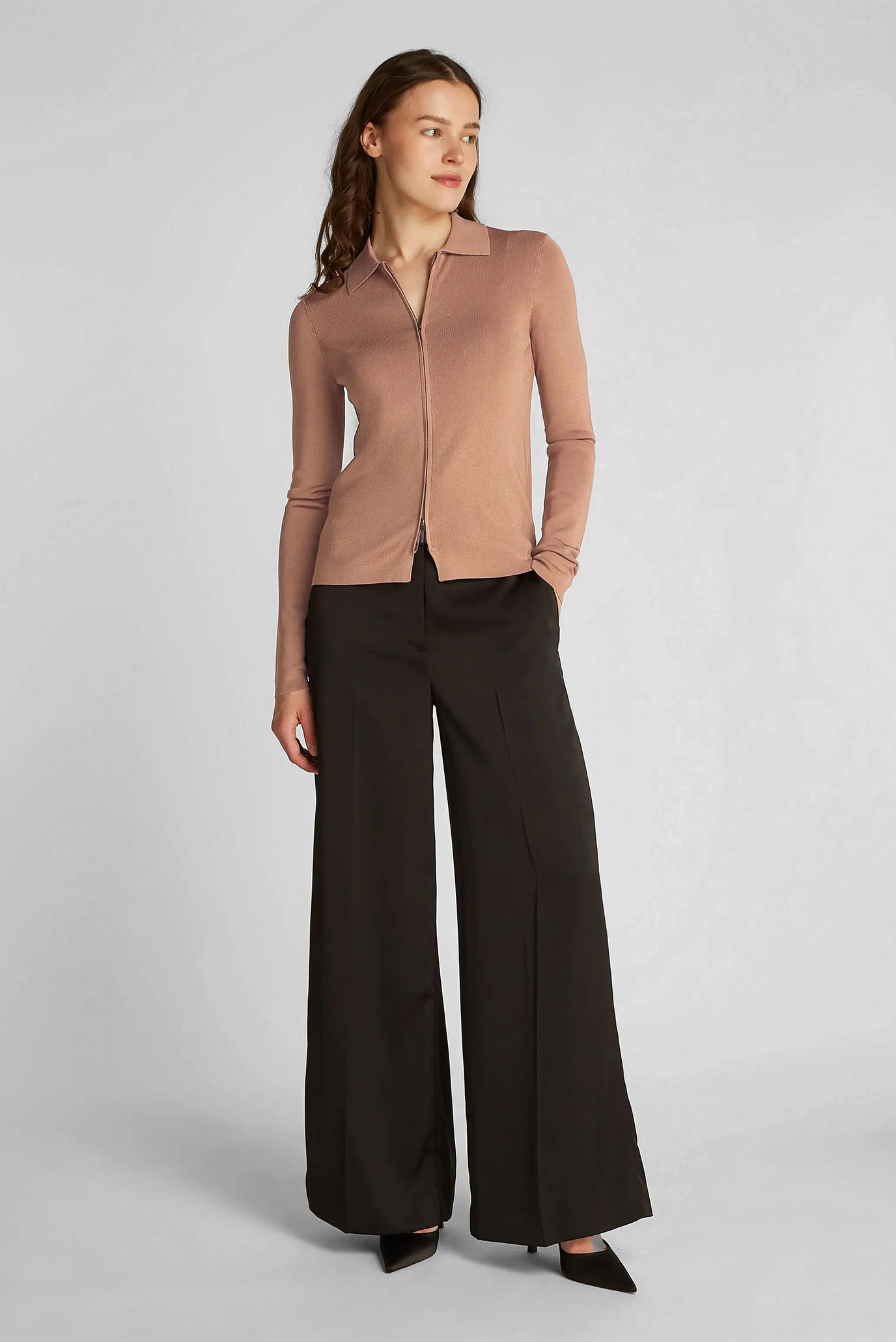 Кардиган SHINE VISCOSE KNIT SLIM CARDIGANCalvin Klein Кардиган SHINE VISCOSE KNIT SLIM CARDIGAN 2