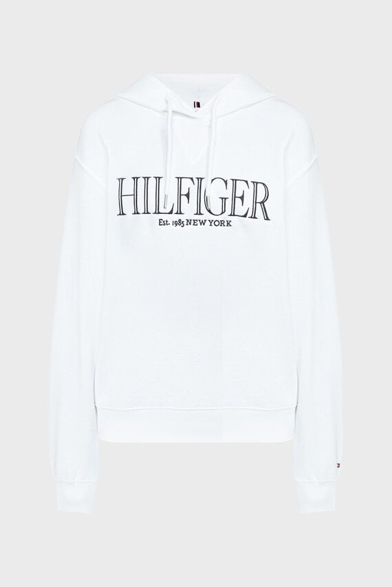 Женское белое худи REG MDN HILFIGER