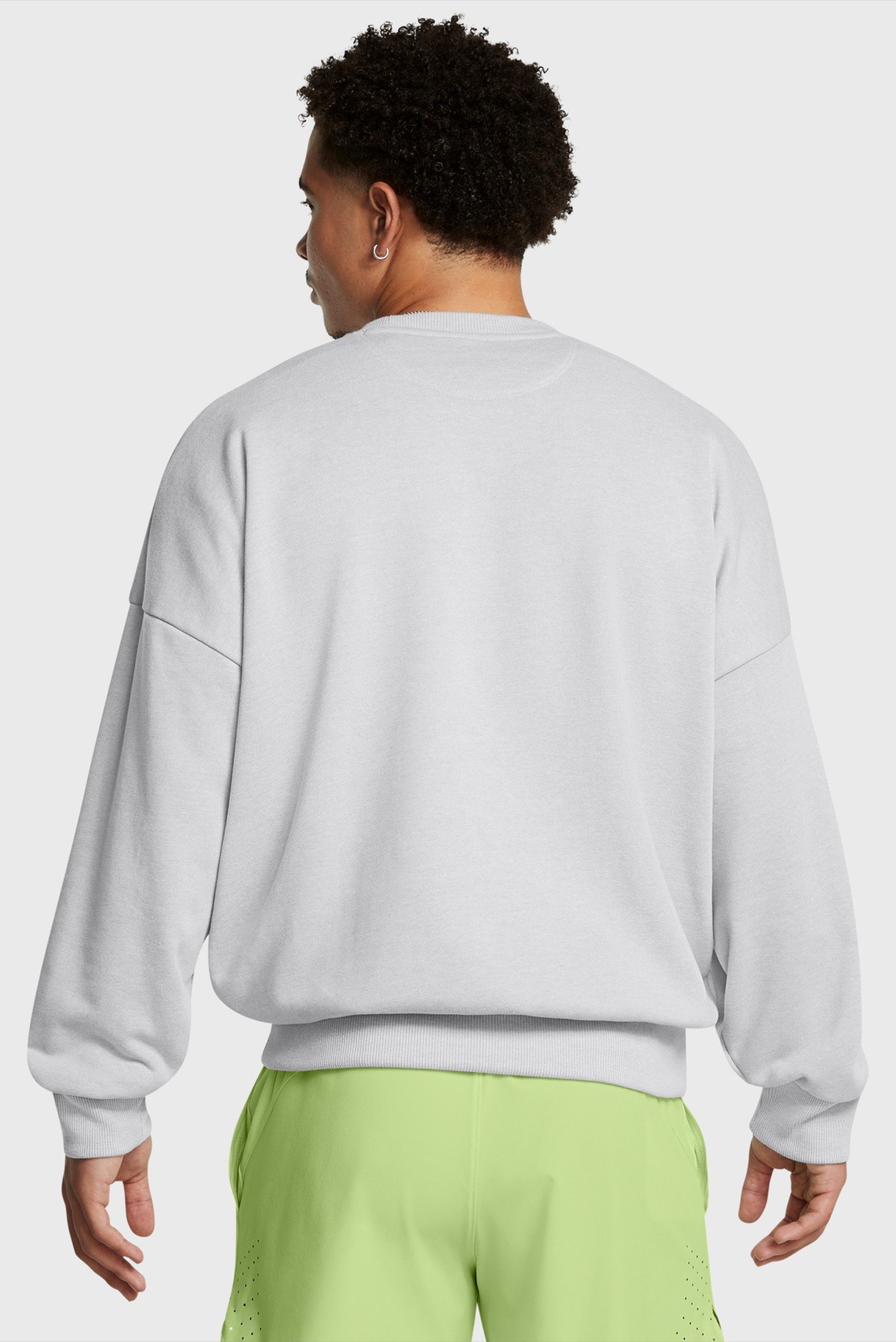 Мужской серый свитшот UA Icon HWT Terry OS Crew 2