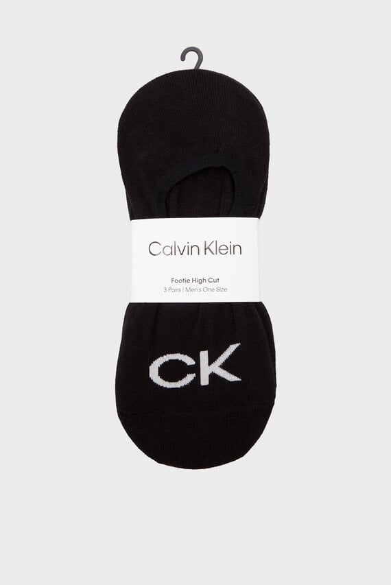 Следы CK MEN FOOTIE HIGH CUT 3P LOGO