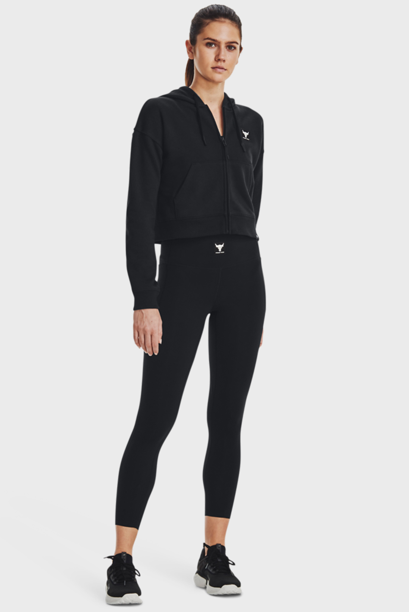 Женские черные тайтсы Pjt Rock Meridian Ankl Lgn 8