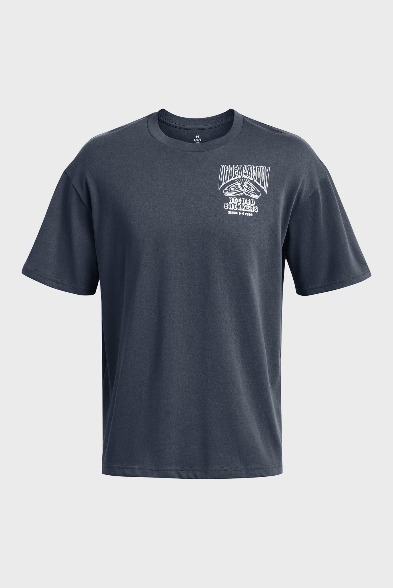 Мужская темно-серая футболка UA HW RECORD BREAKERS SS 4