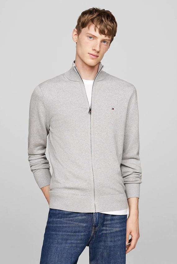 Свитер PIMA ORG CTN CASHMERE ZIP THRU