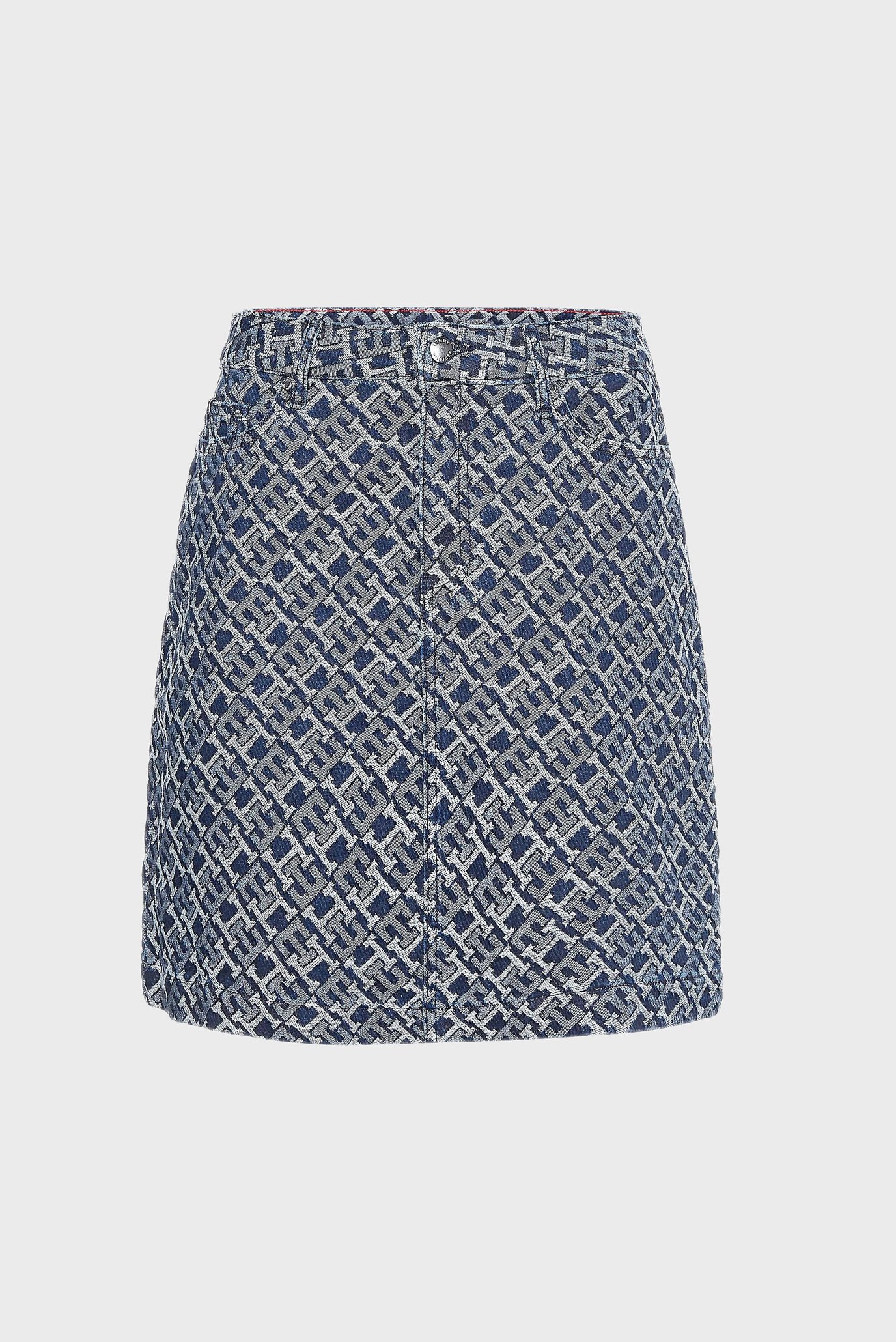 Женская джинсовая юбка с узором DNM HW MONOGRAM 10