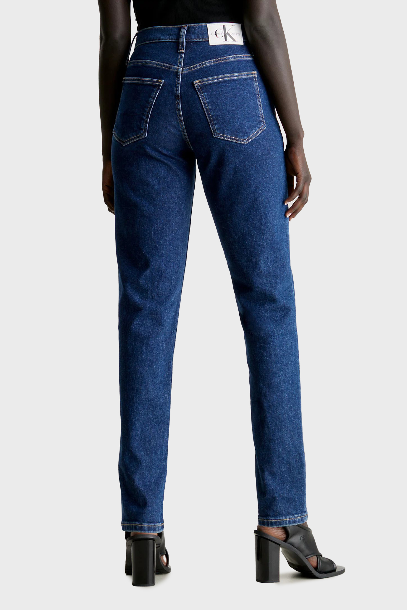 Женские синие джинсы MOM JEAN 3