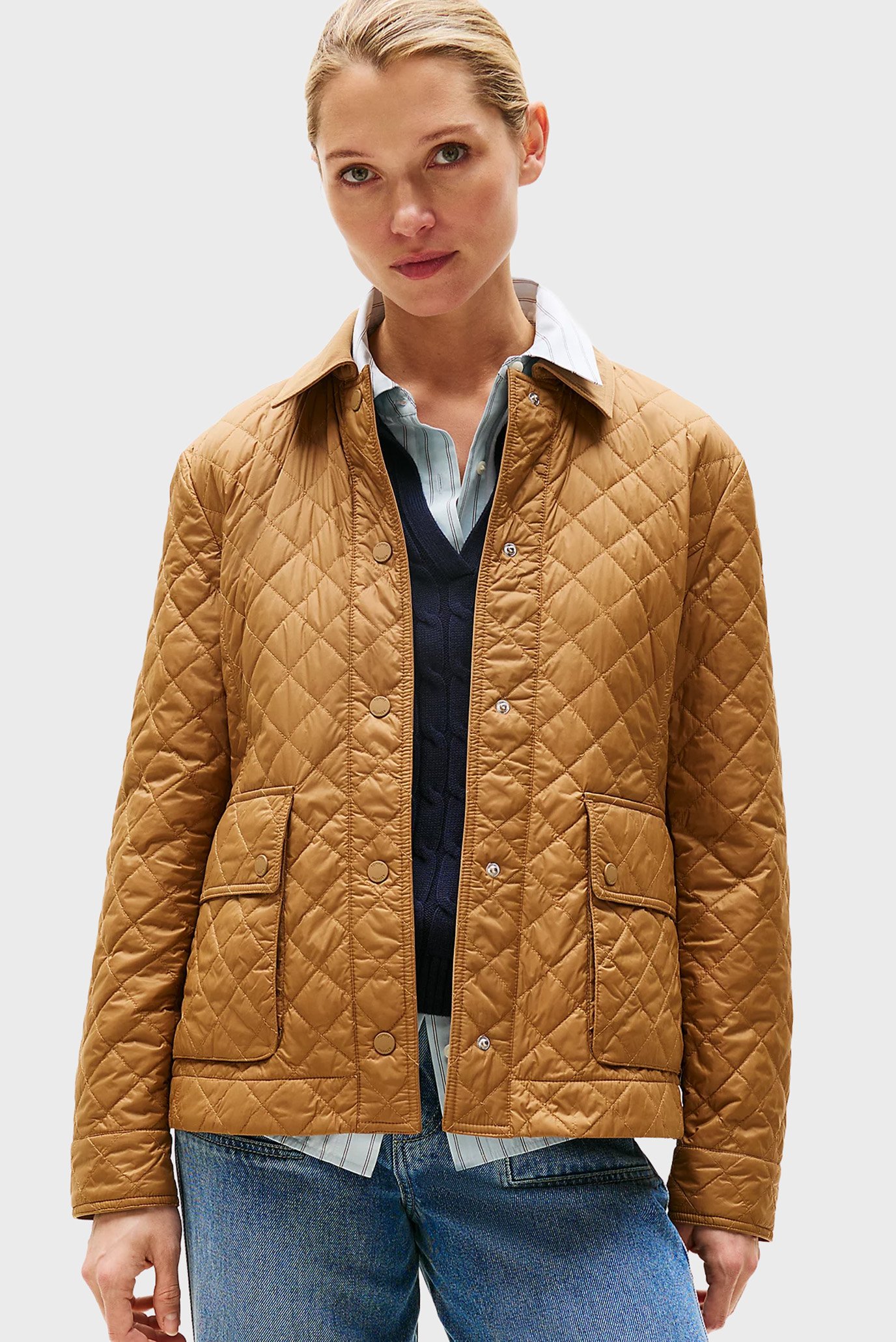 Куртка демисезонная/PADDED NYLON SLIM QUILTED JACKET 1
