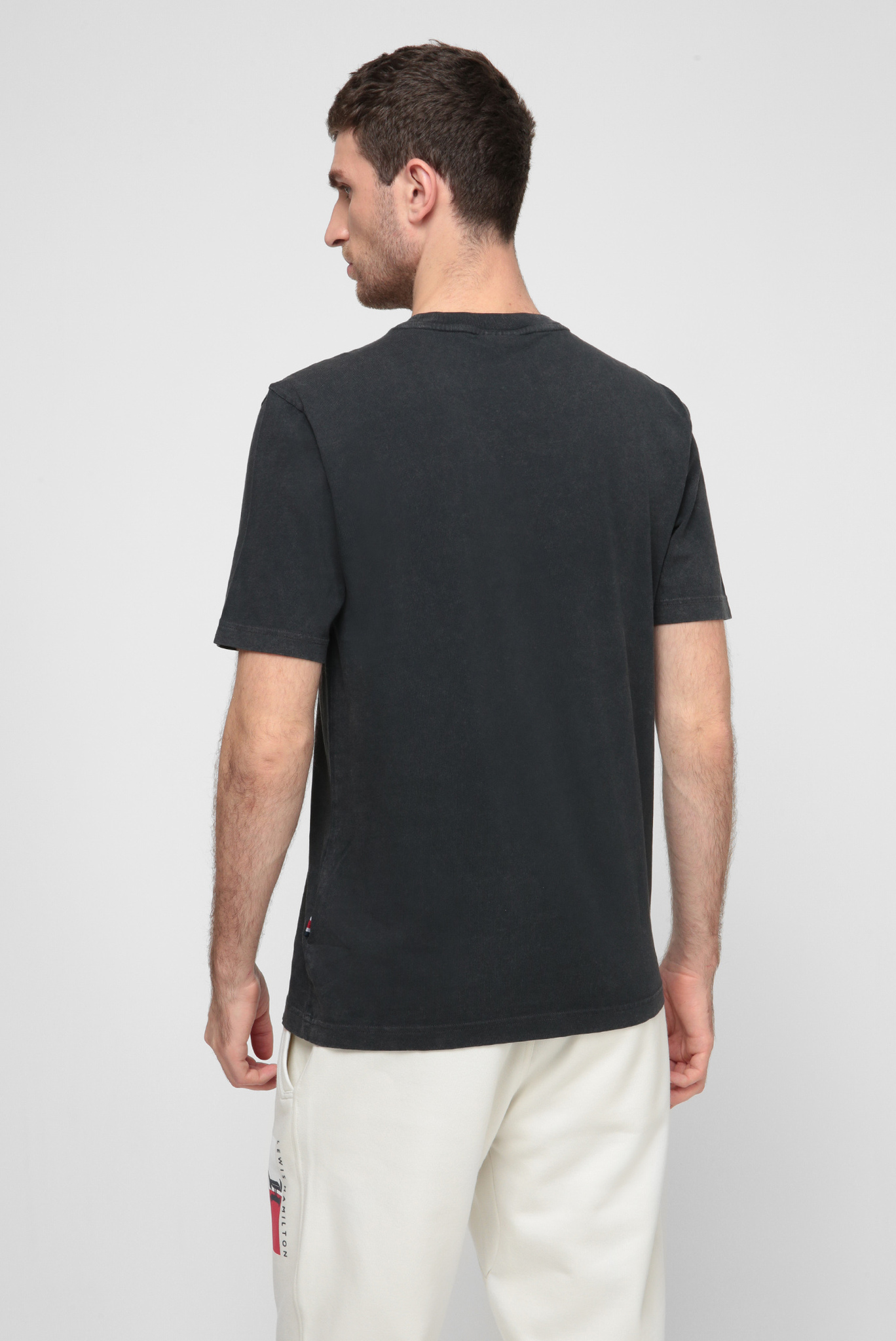 Мужская черная футболка Lewis Hamilton GMD LOGO TEE 4