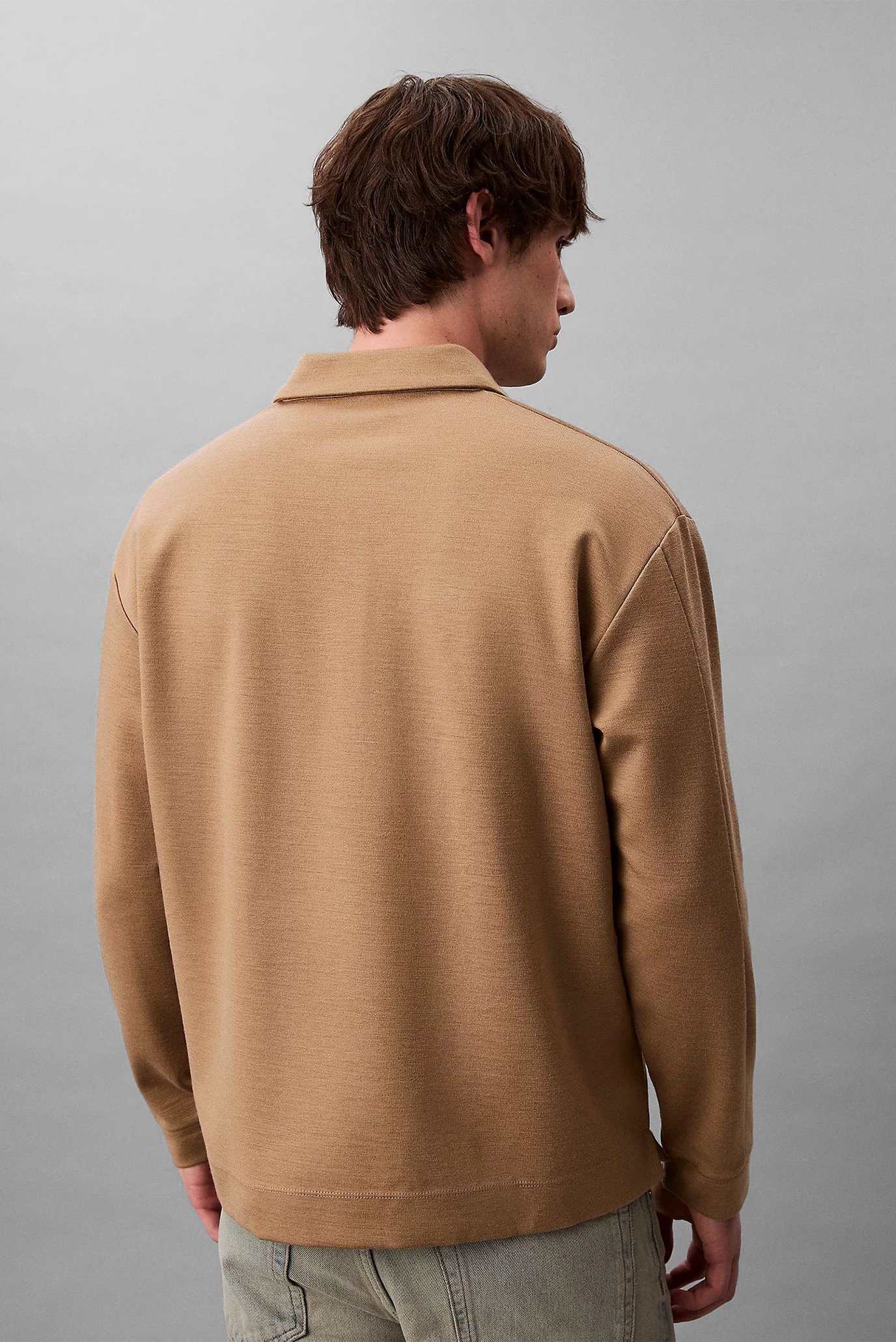 Поло с длинным рукавом LS Stretch Wool Blend Interlock 4