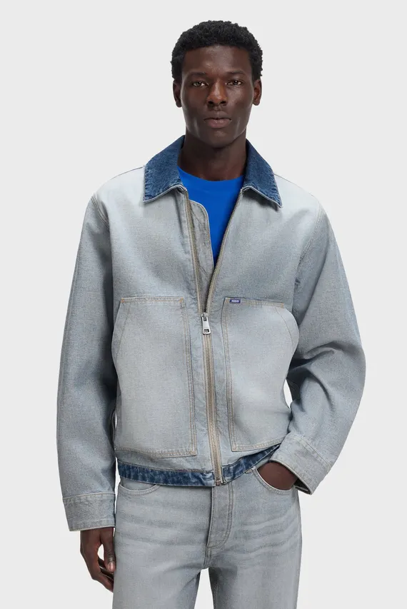 Куртка джинсовая Talian 10274728 01 HUGO BOSS