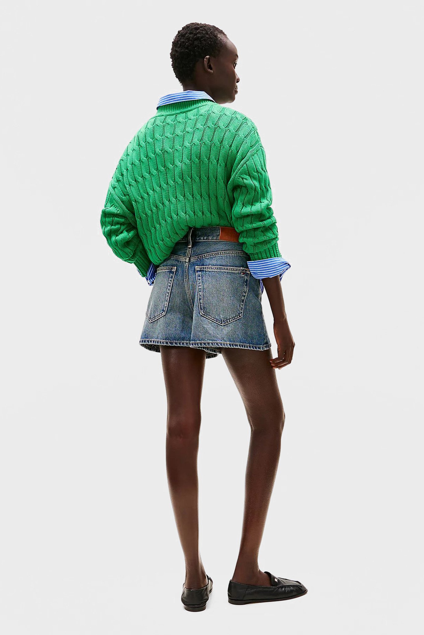 Шорты DNM MINI FLARE SHORT HW SELITommy Hilfiger Шорты DNM MINI FLARE SHORT HW SELI 3