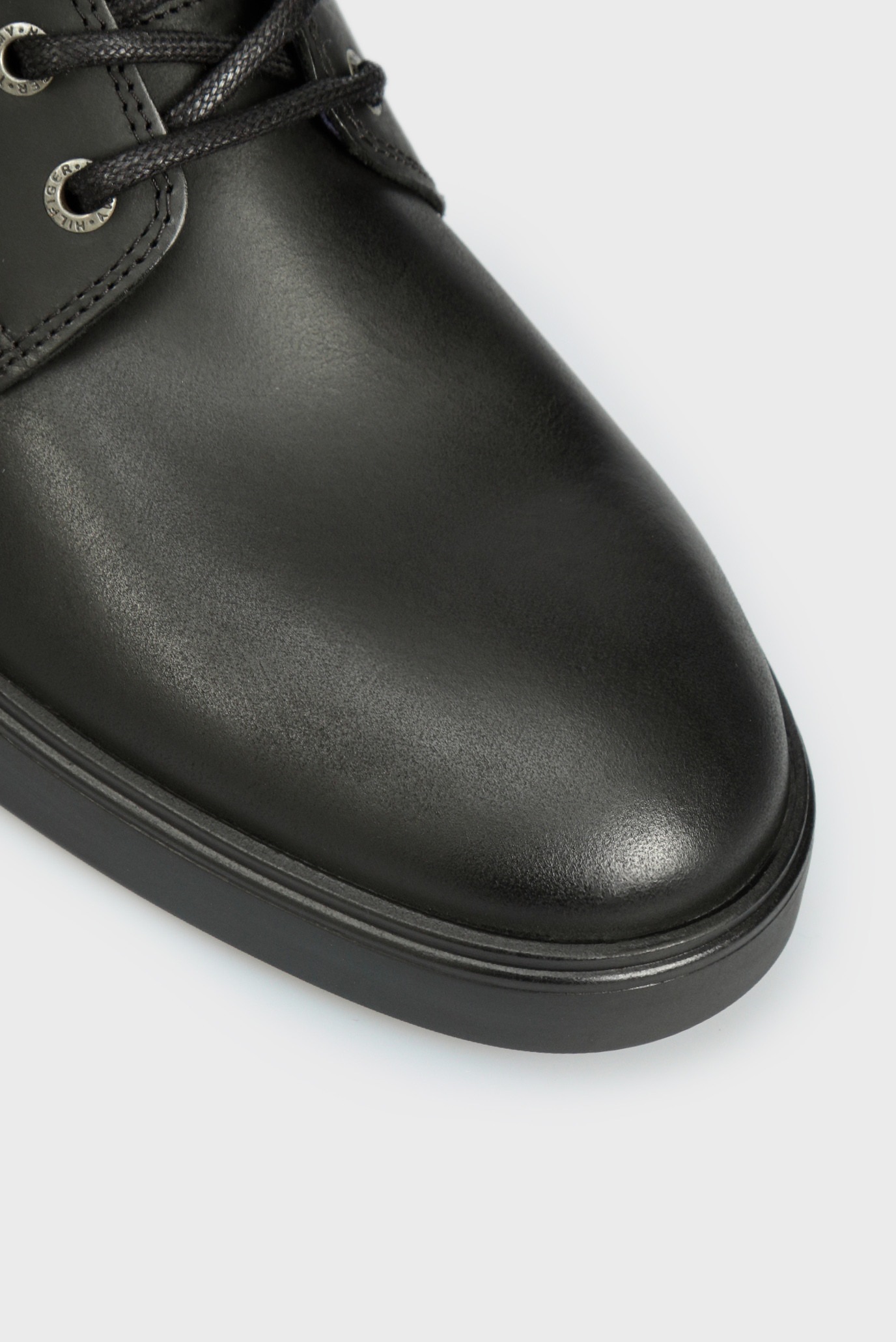 Мужские черные кожаные ботинки LTH 9