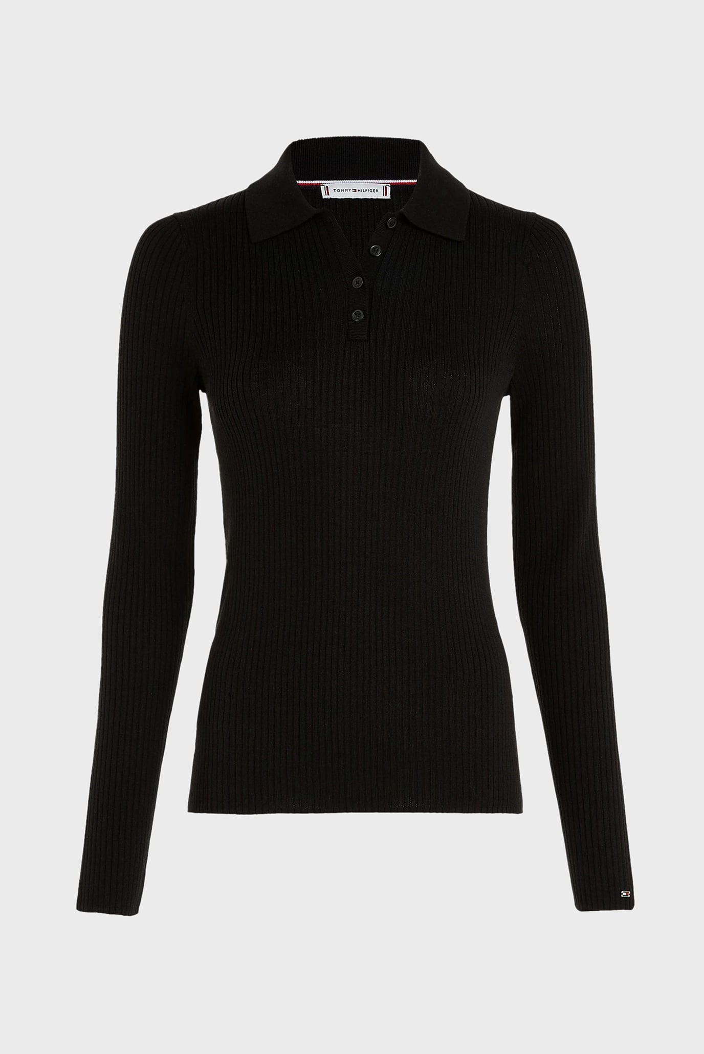 Поло FINE RIBS POLO SWEATER 5