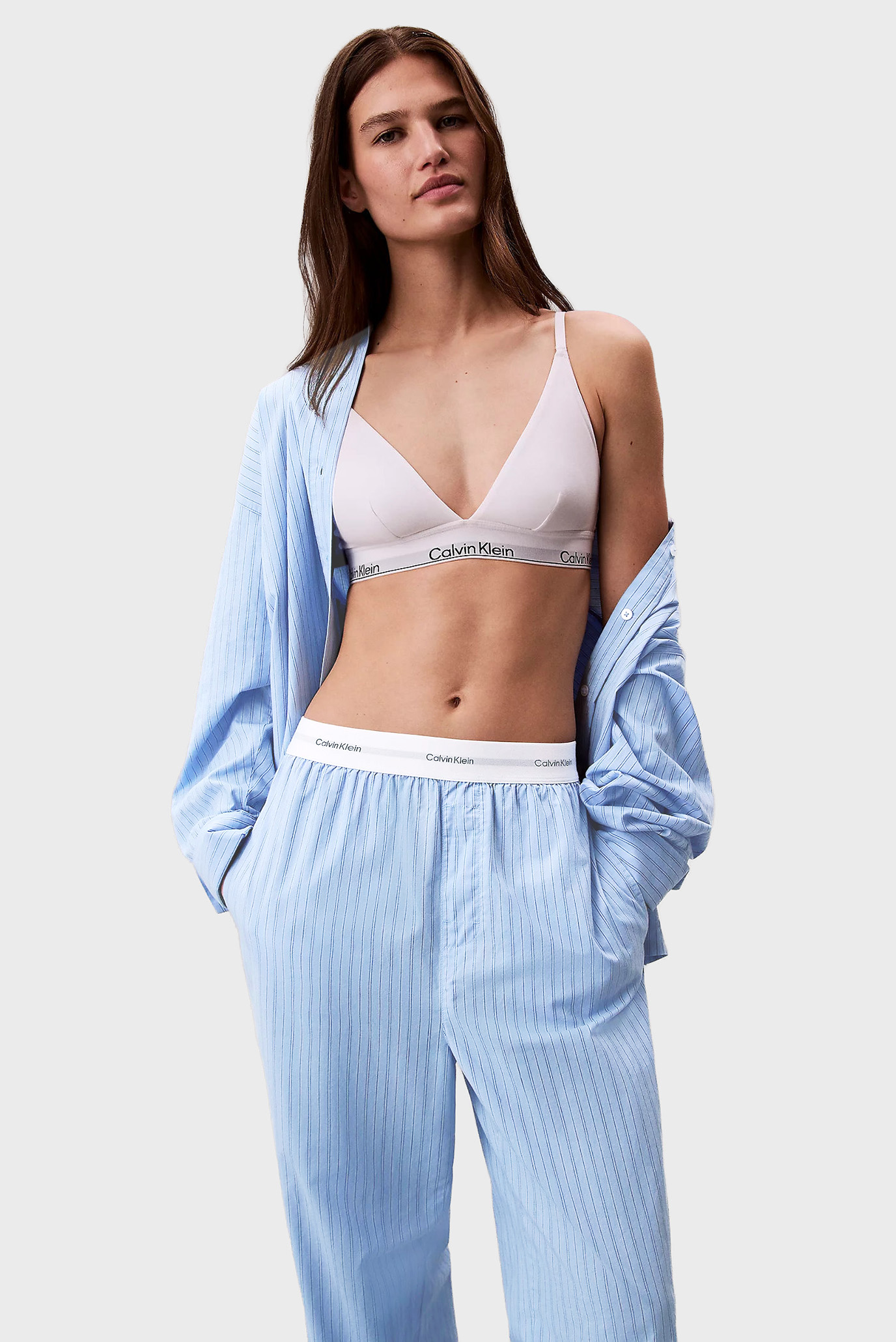 Брюки пижамные LOGO WB POPLIN PANT 4