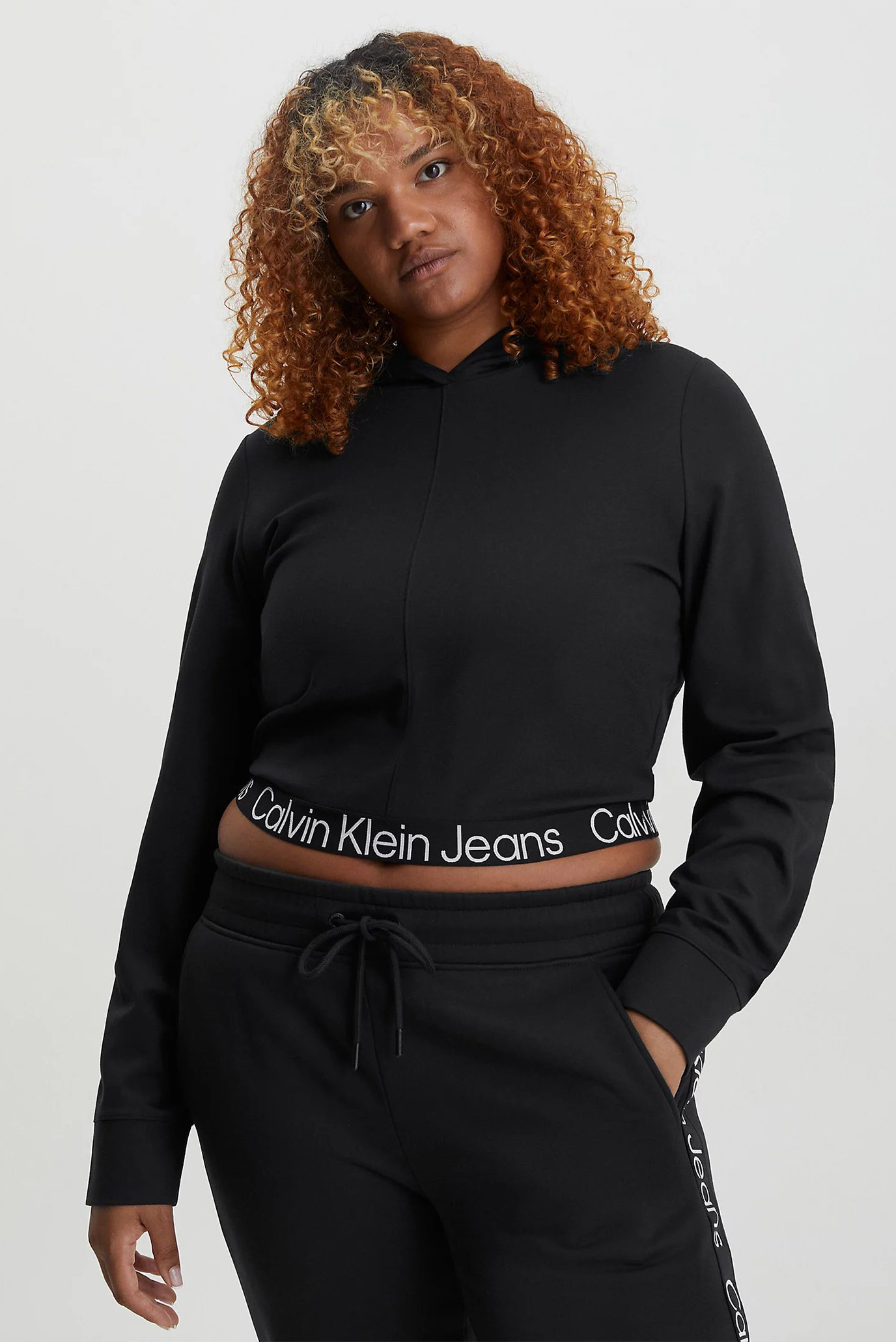 Женское черное худи 4