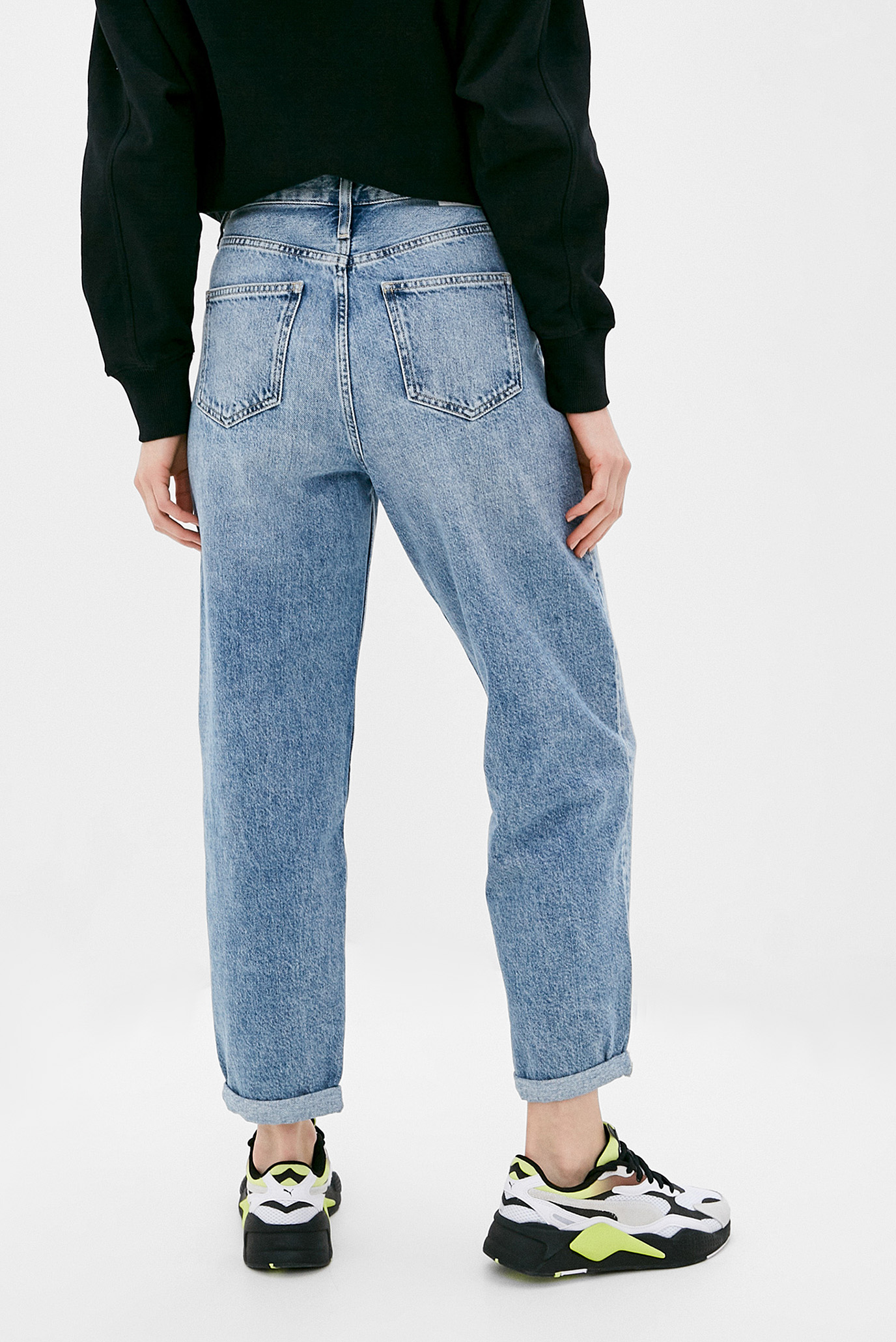 Женские голубые джинсы BAGGY 7