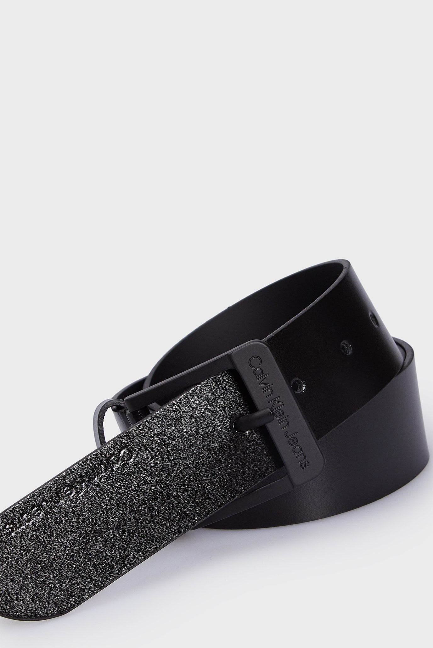 Мужской черный кожаный ремень CLASSIC LTHR BELT 40MM 2