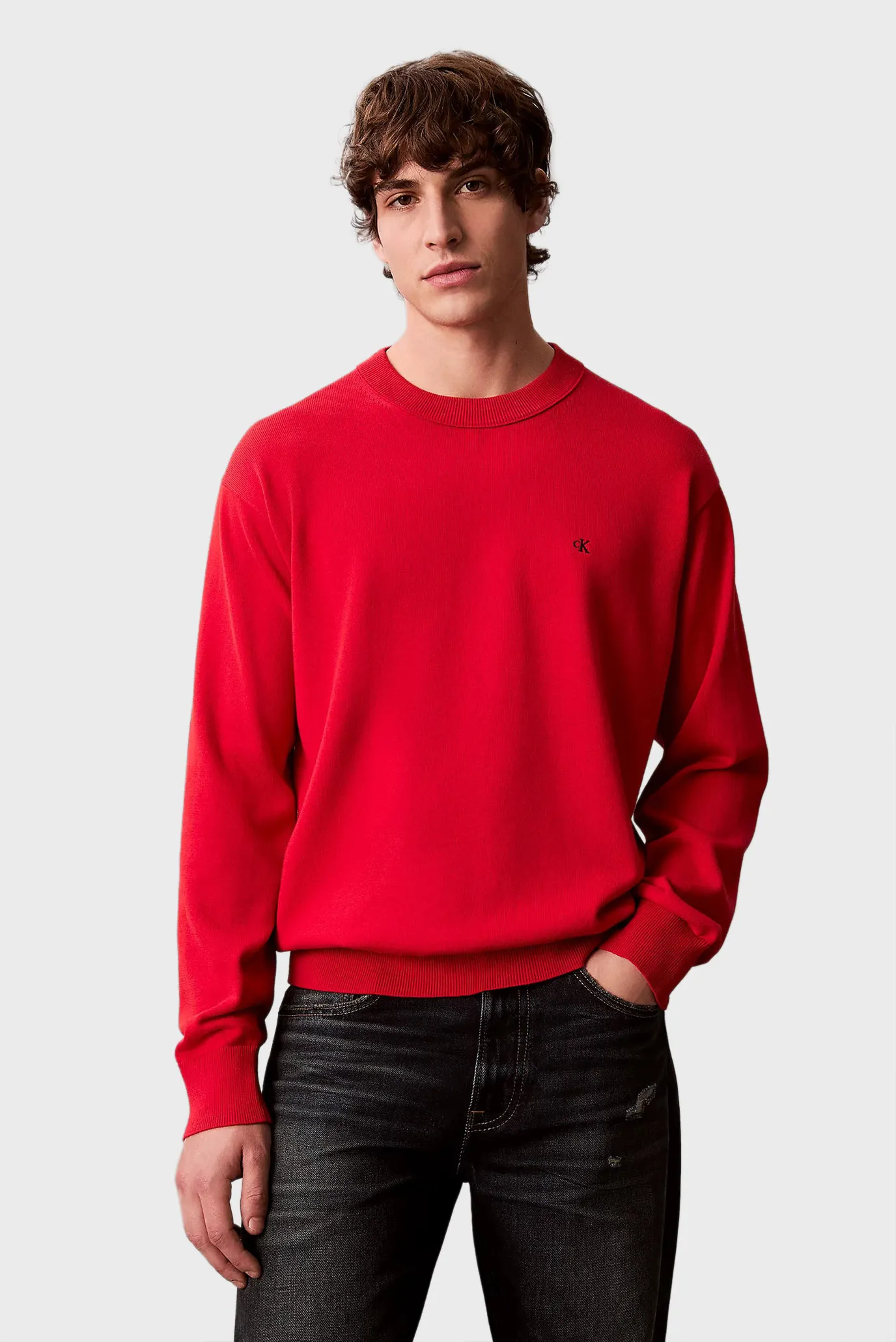 Свитер EU LS COTTON RELAXED CREWNK SWEA 1