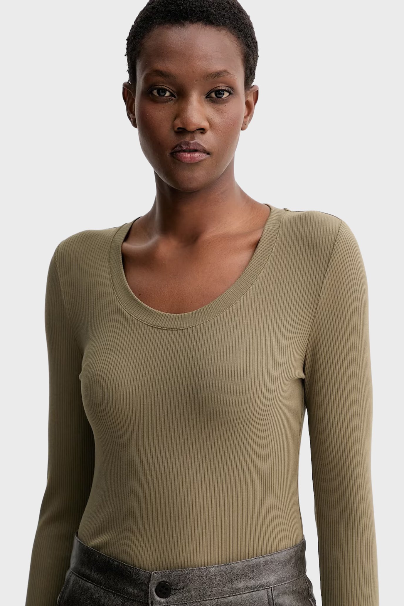 Лонгслив LS MODAL RIB TEECalvin Klein Лонгслив LS MODAL RIB TEE 4