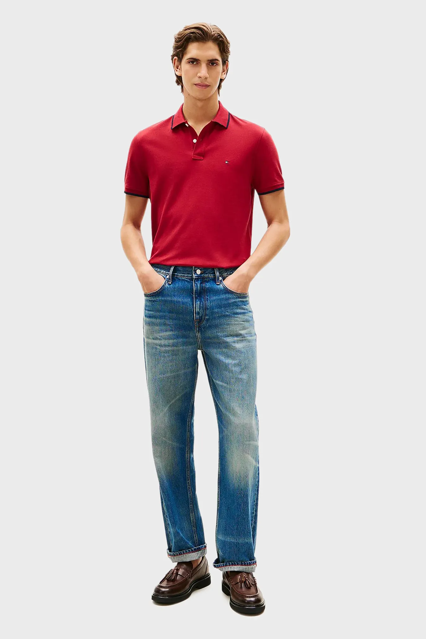 Поло PIQUE UNDERCOLLAR REG POLO 2