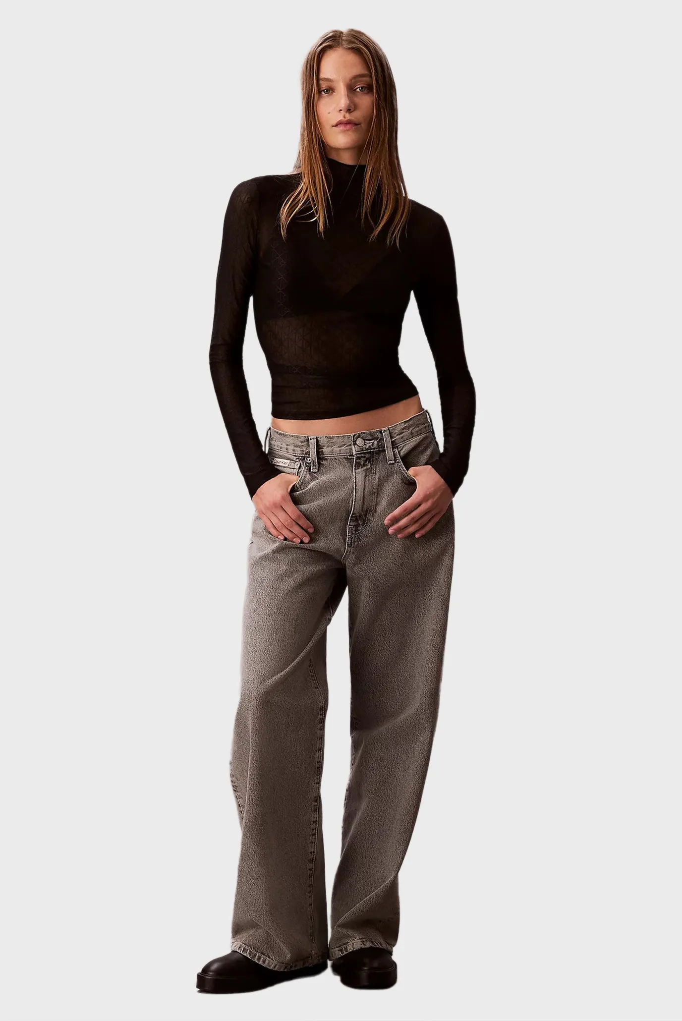 Джинсы THE WIDE LEG GREY STERLING 2