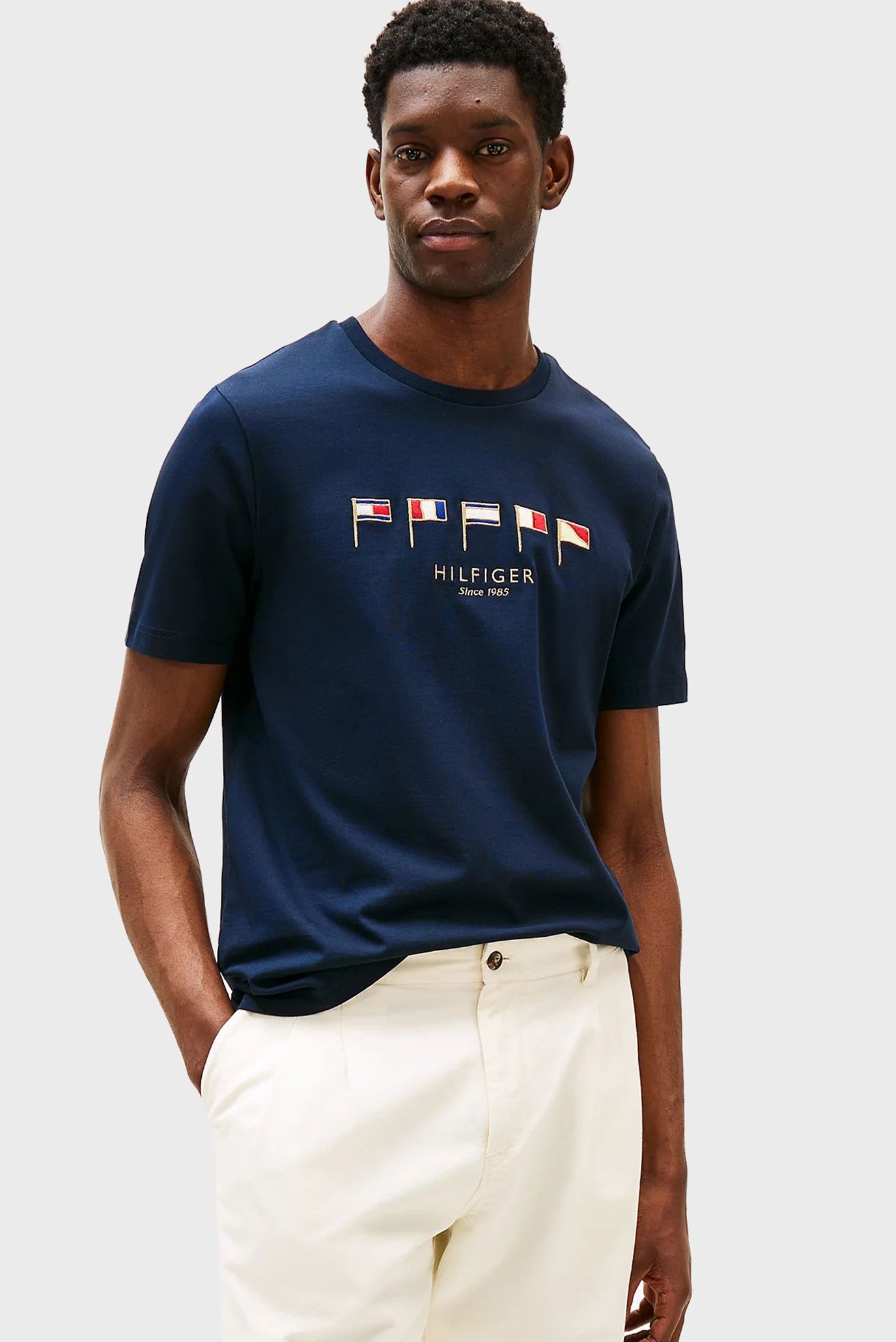 Футболка/HILFIGER MULTI FLAGS TEE 1