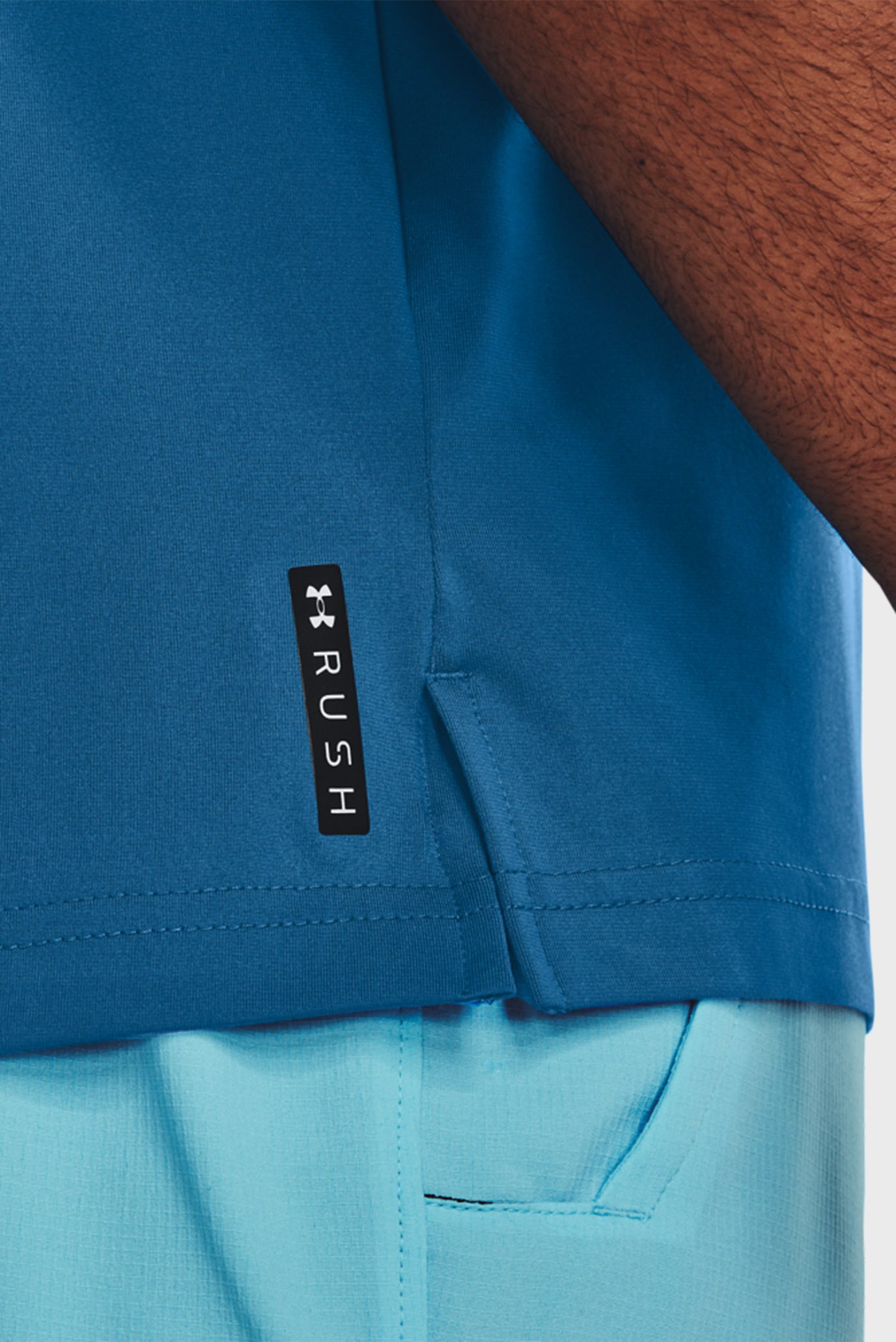 Мужская синяя футболка UA Rush Energy SS 4