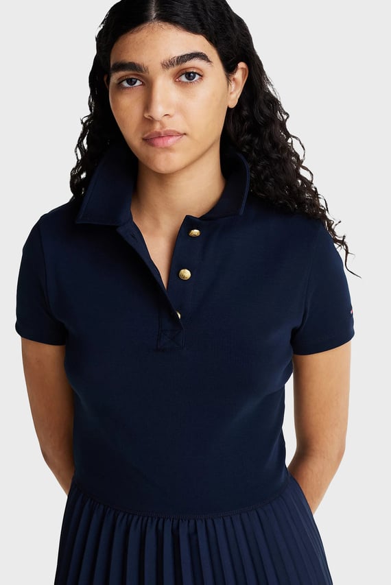 Платье GOLD BTN MIX POLO DRESS