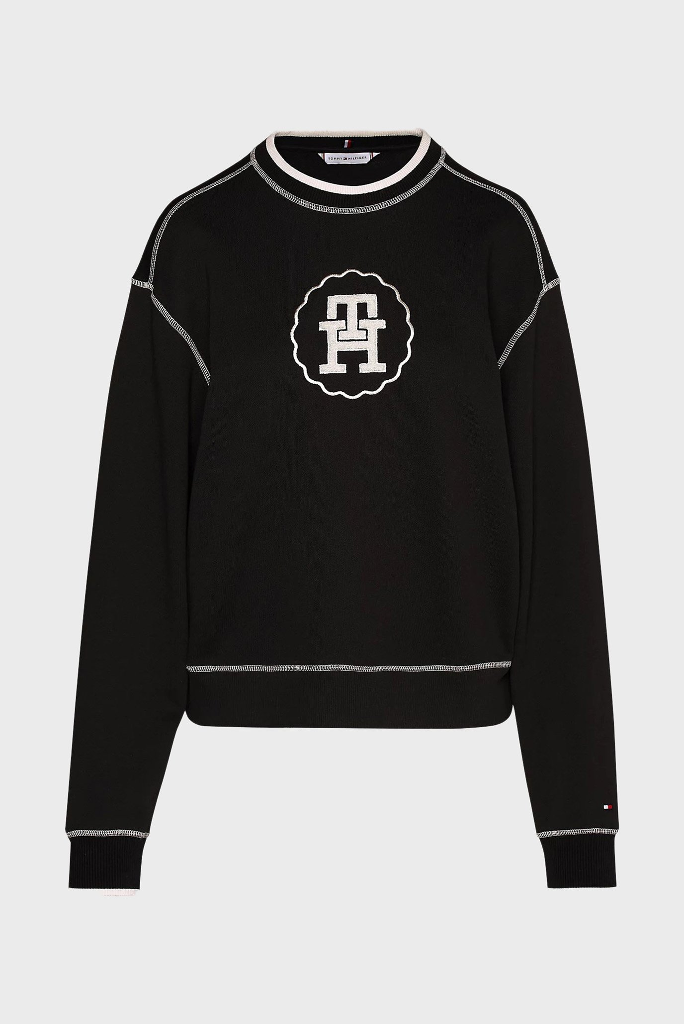 Женский черный свитшот LRG SMD MDN REG C-NK 5