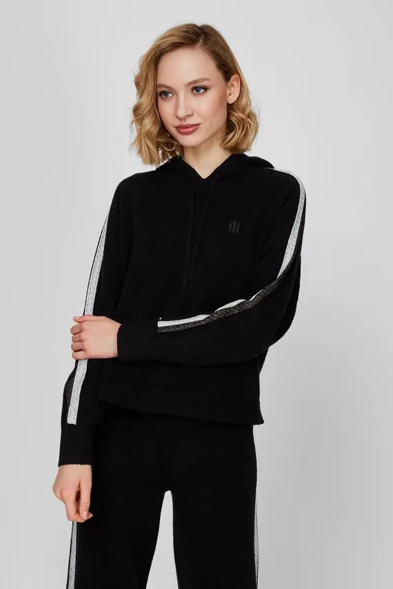 Женское черное худи FLEX RELAXED Tommy Hilfiger