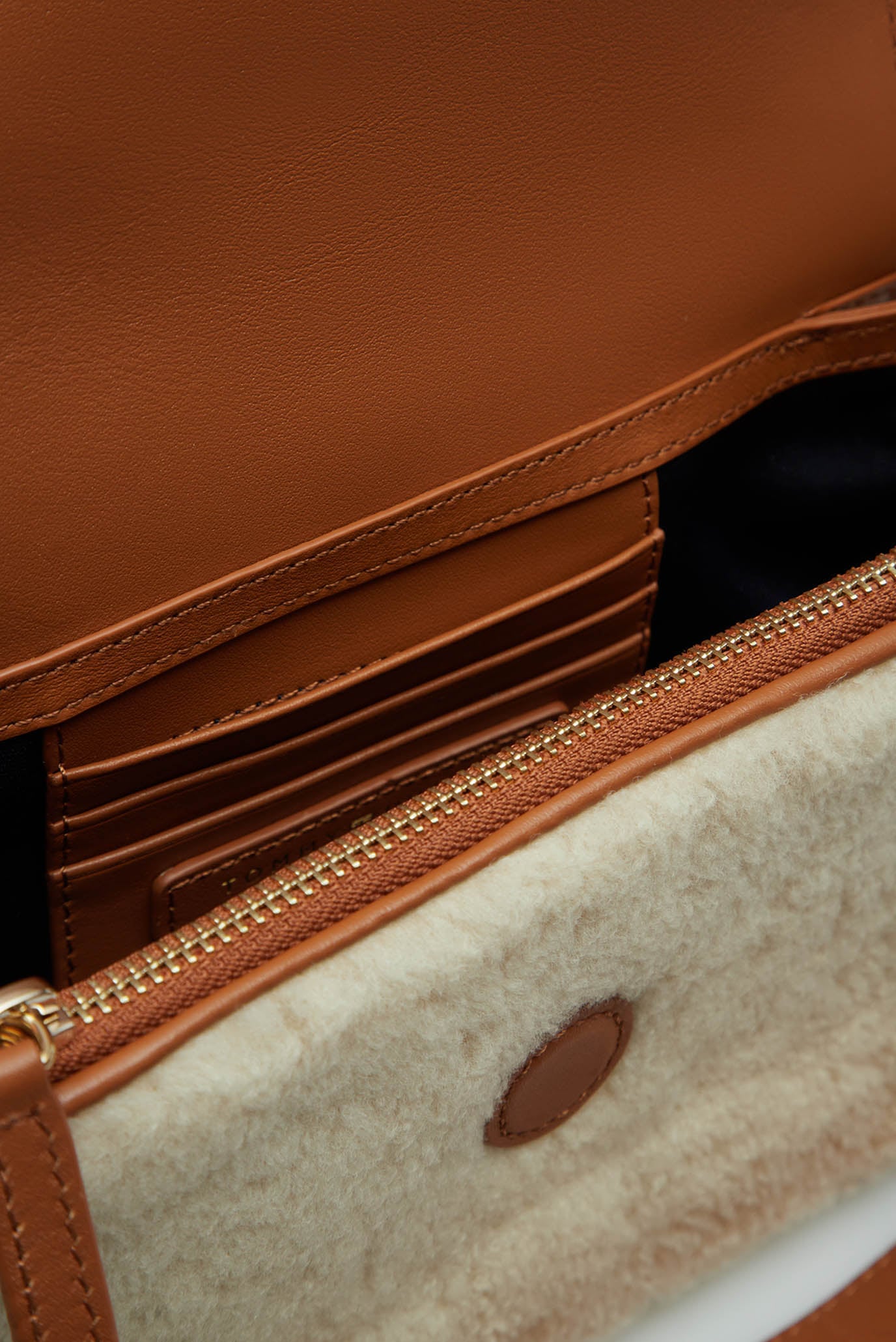 Сумка LUXE LEATHER CROSSOVER SHEARLING 2