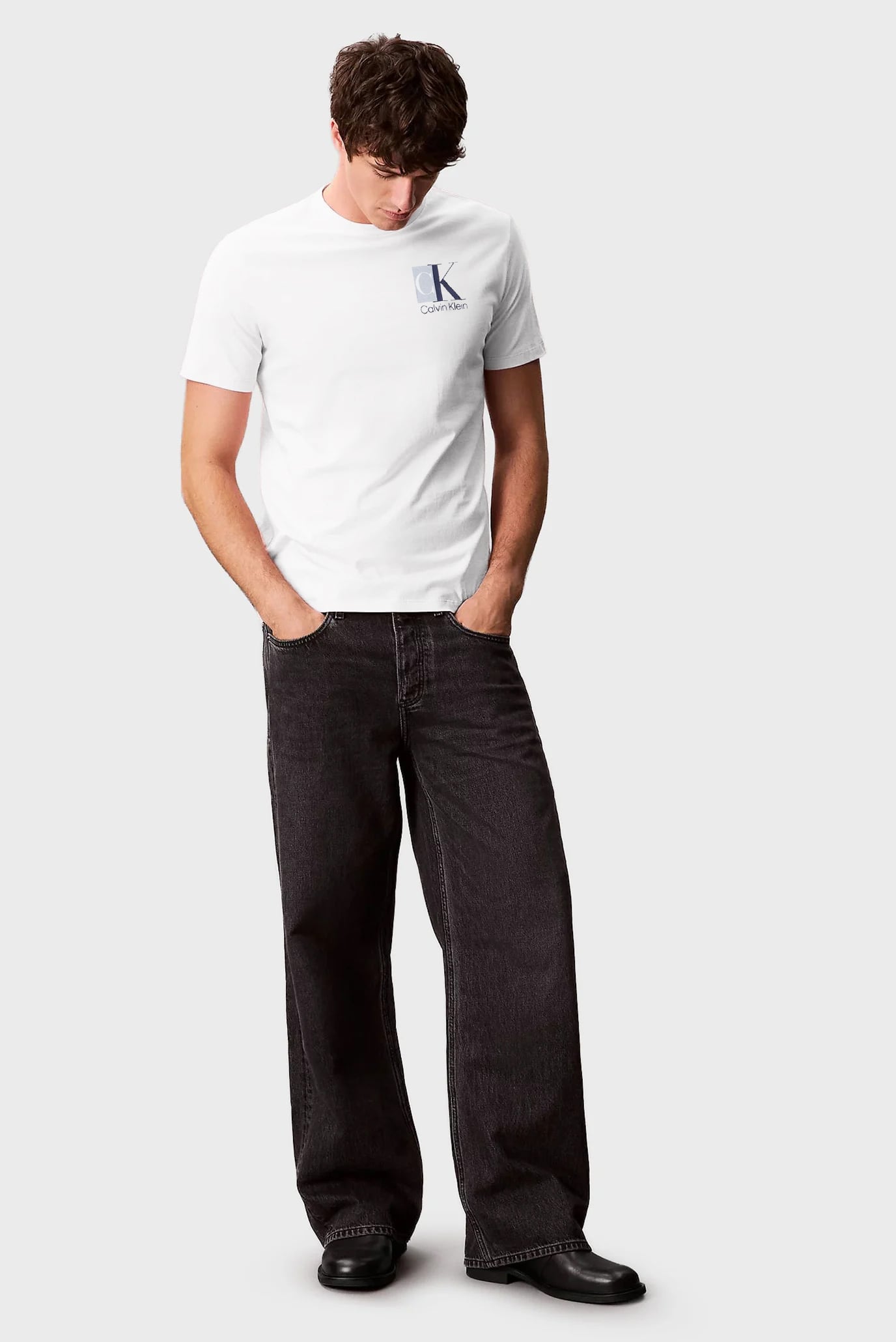 Футболка/SS 30s EU SP CK ABSTRACT GRAPHIC 1