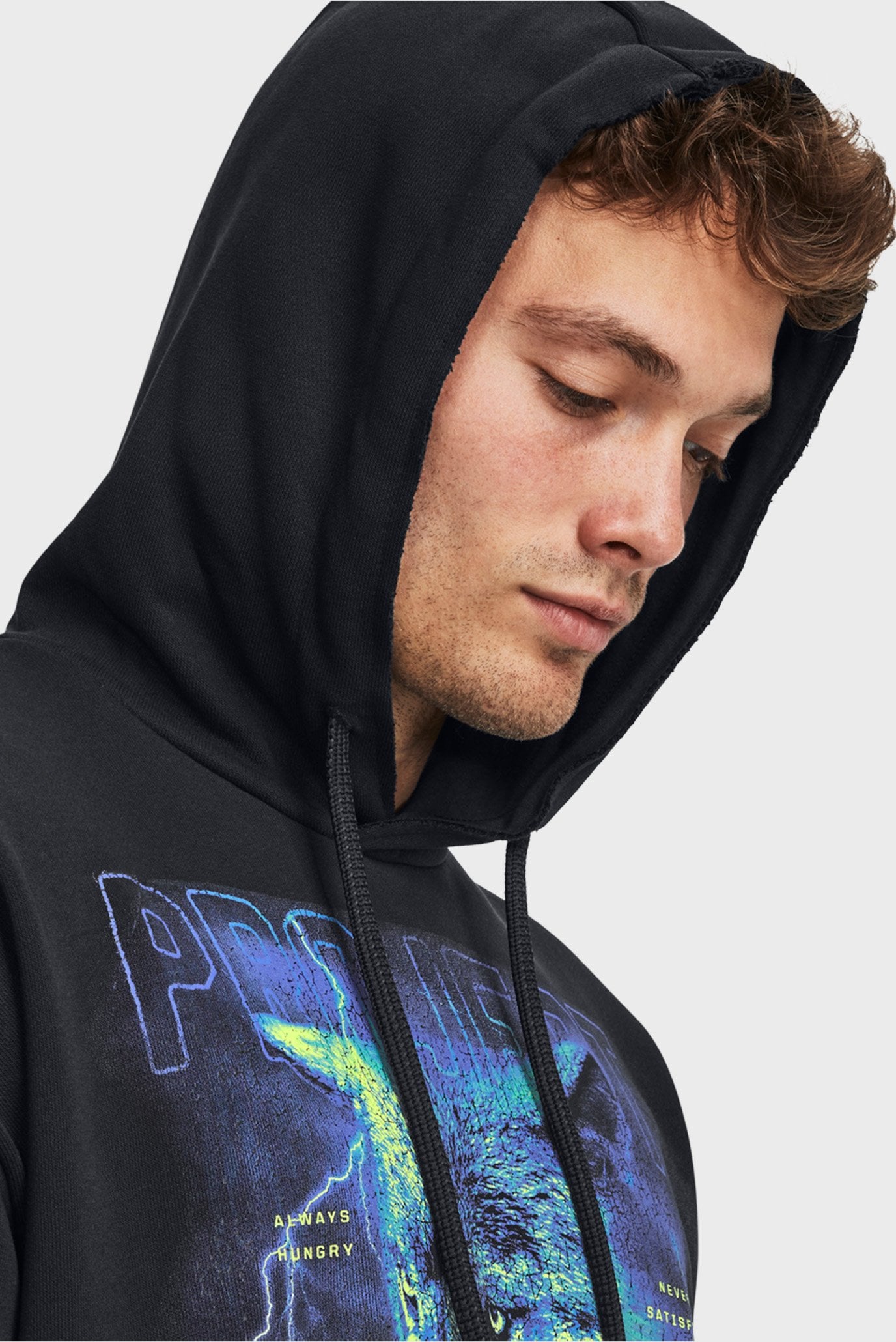 Мужское черное худи Pjt Rock Hwt Terry HD 4