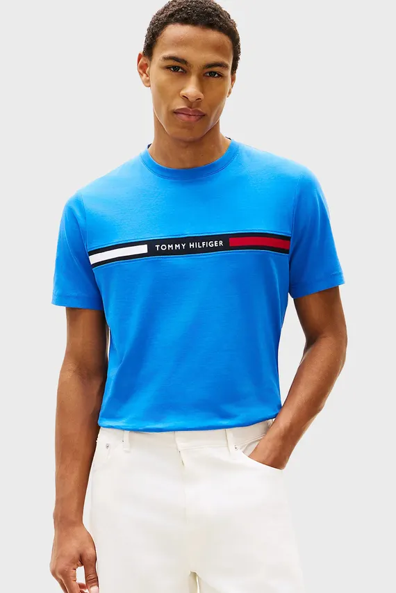 Футболка HILFIGER CHEST INSERT TEE Tommy Hilfiger