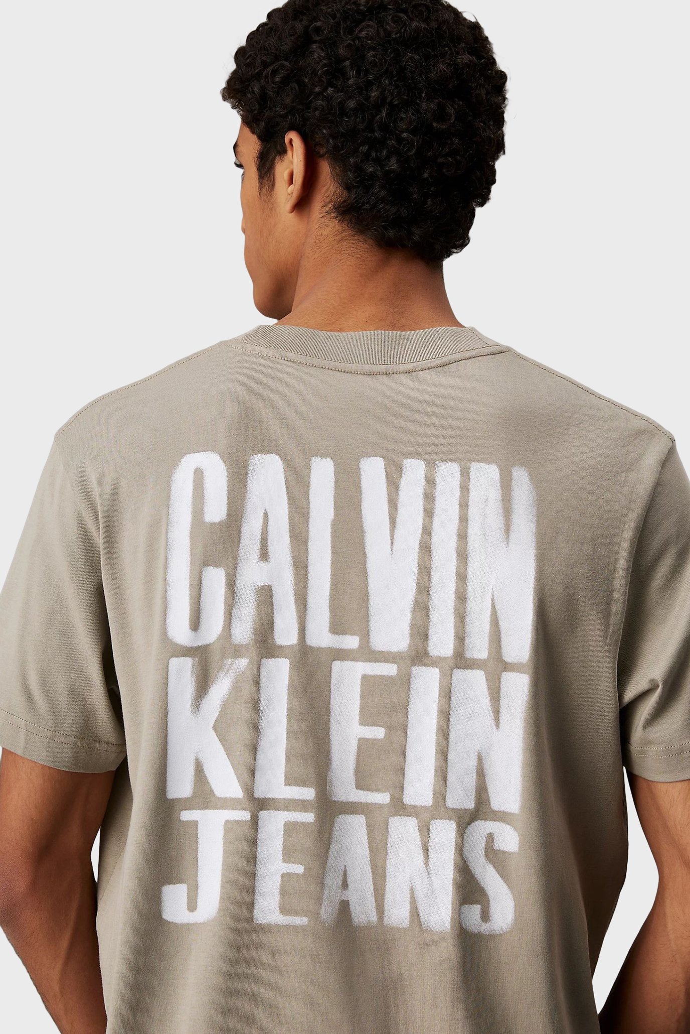 Мужская бежевая футболка PAINTED 2