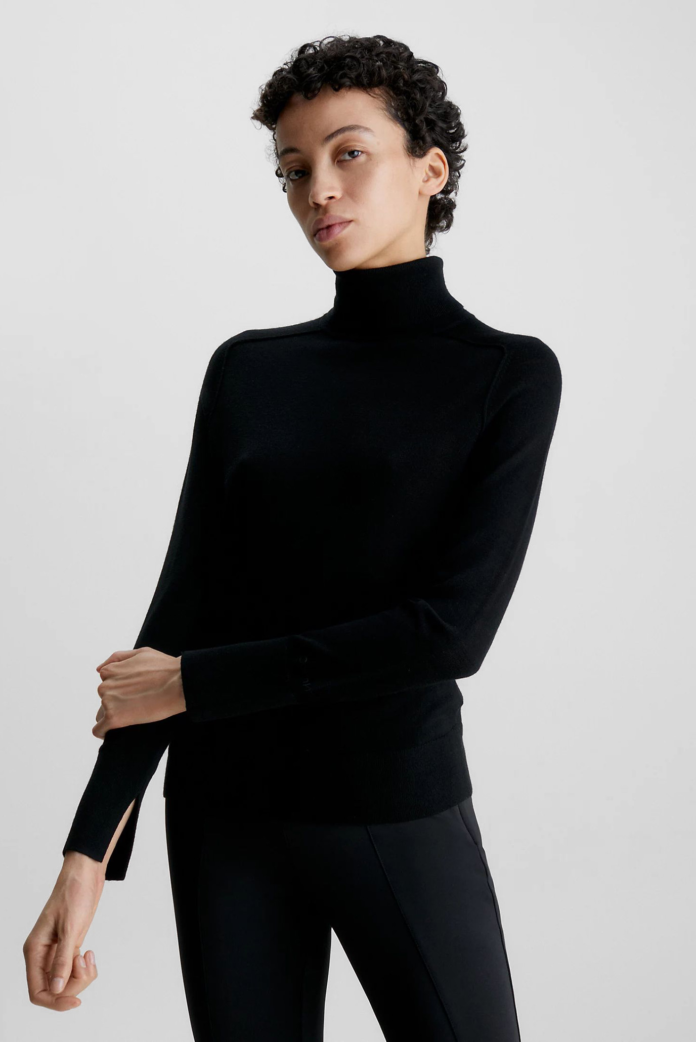 Гольф EXTRA FINE WOOL ROLL-NK SWEATER 4