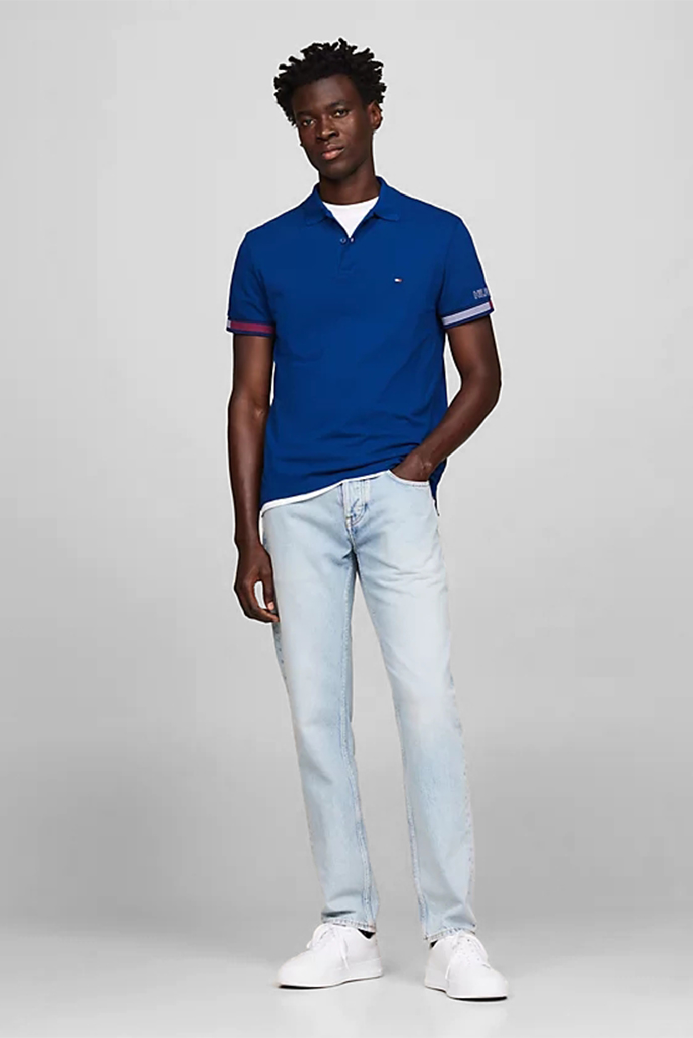 Поло FLAG CUFF SLIM POLO 2