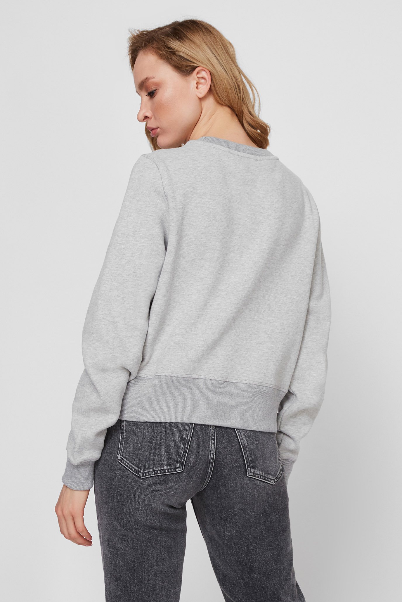 Женский серый свитшот ICON REGULAR C-NK 4
