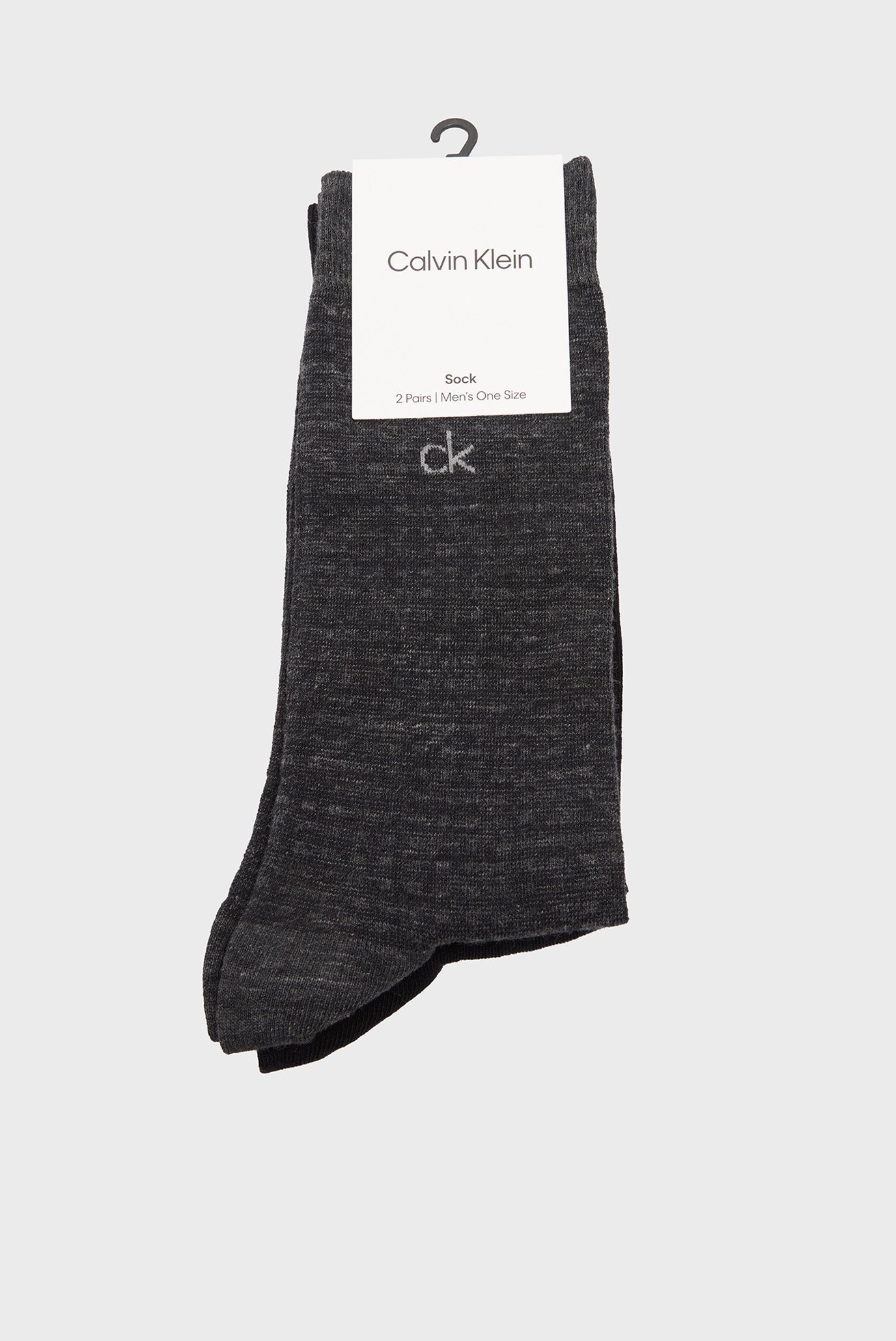 Носки CK MEN SOCK 2P MELANGE GRIDCalvin Klein Носки CK MEN SOCK 2P MELANGE GRID 1