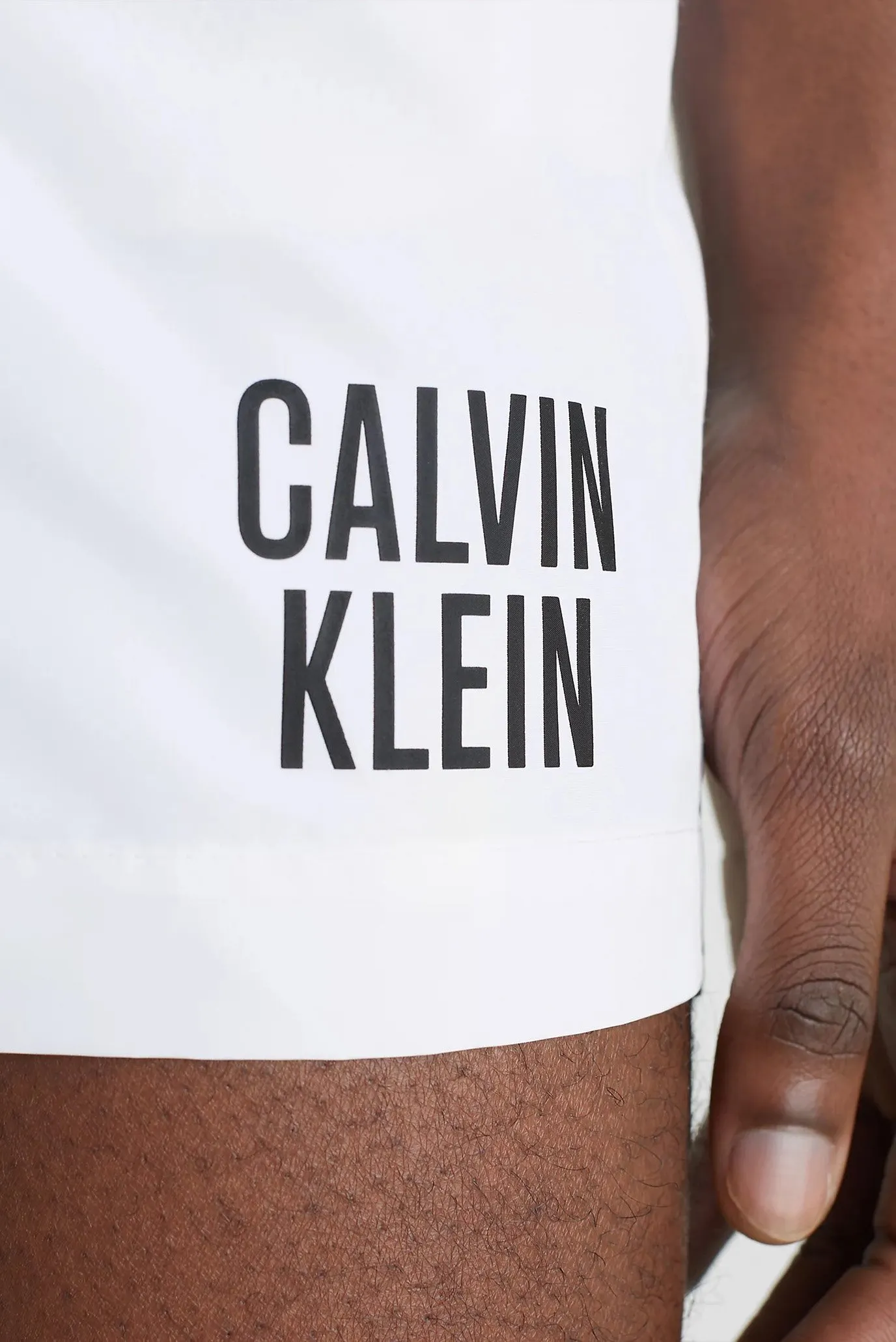 Мужские белые плавательные шорты MEDIUM DOUBLE WB-NOS 4